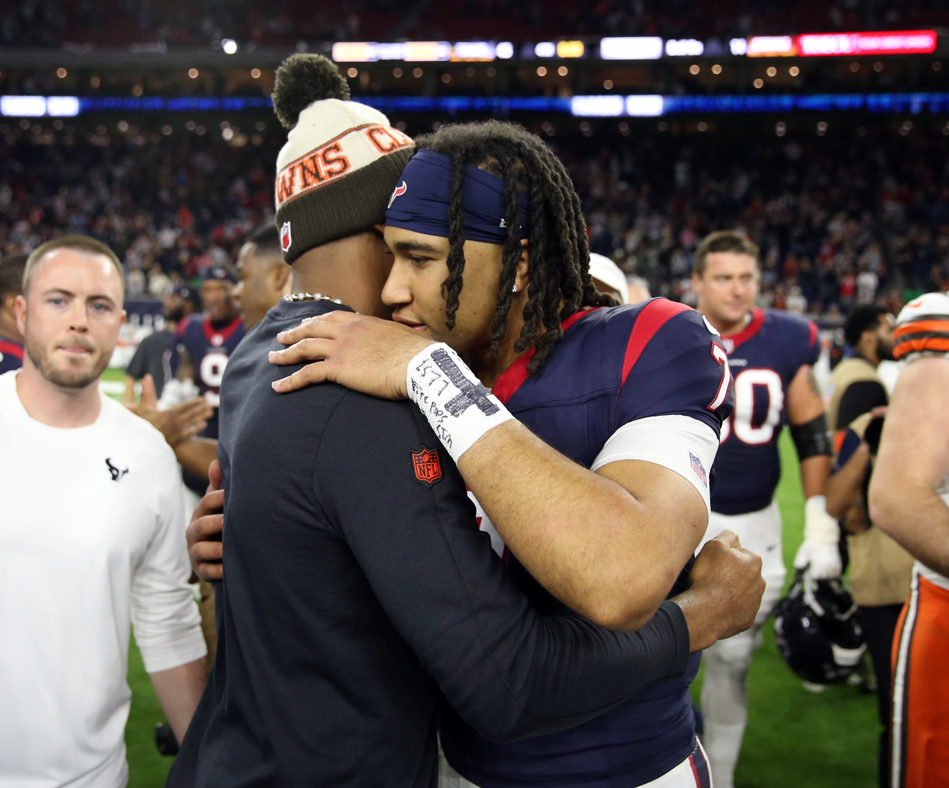 Houston Texans Quarterback C.J. Stroud Vs. The Cleveland Browns ...