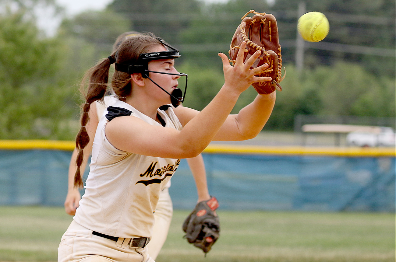 Moorestown vs. Clayton softball, Fred Powell tournament final, May 22