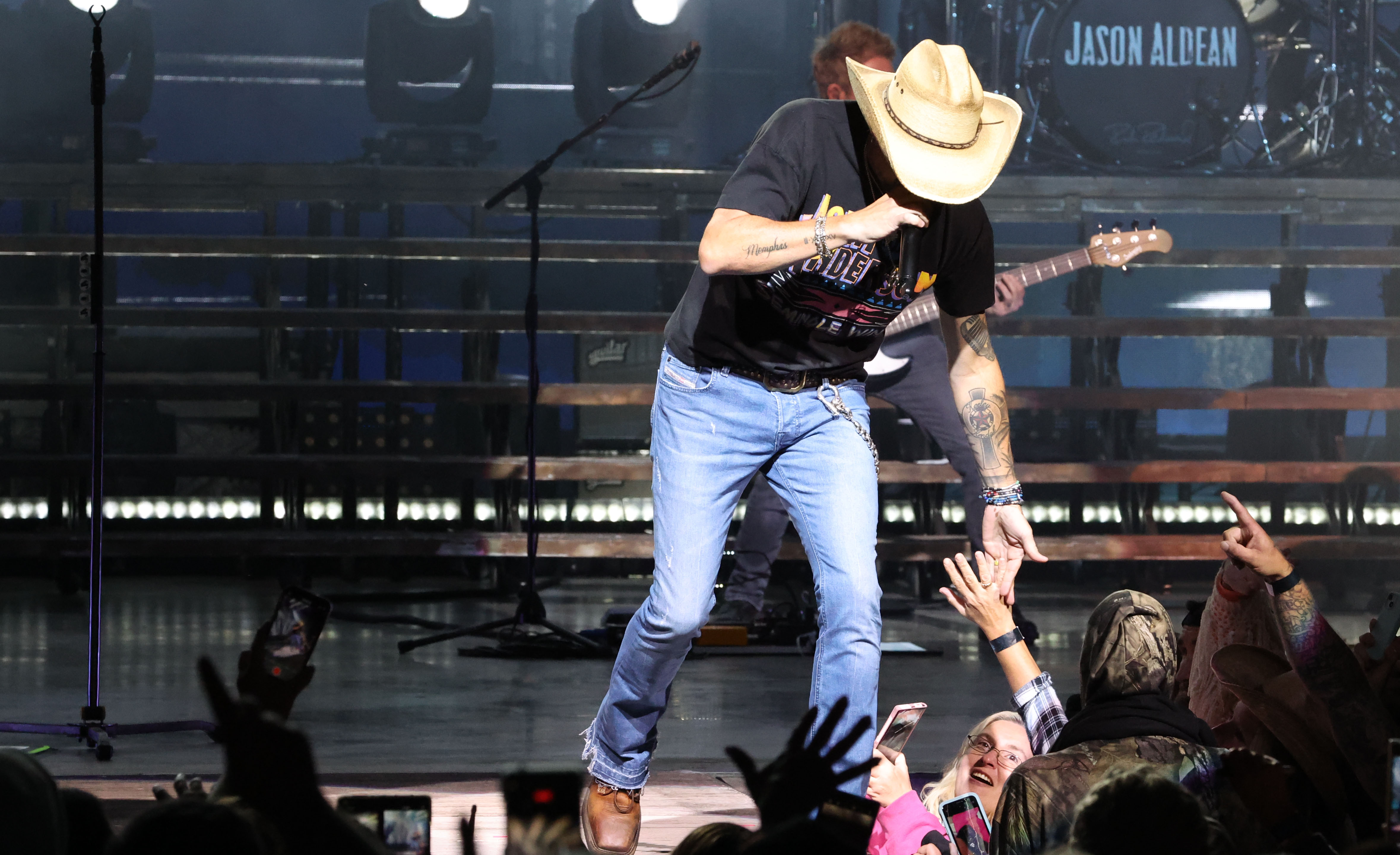 Jason Aldean performs at the St. Joe’s Amp in Syracuse as part of his ...