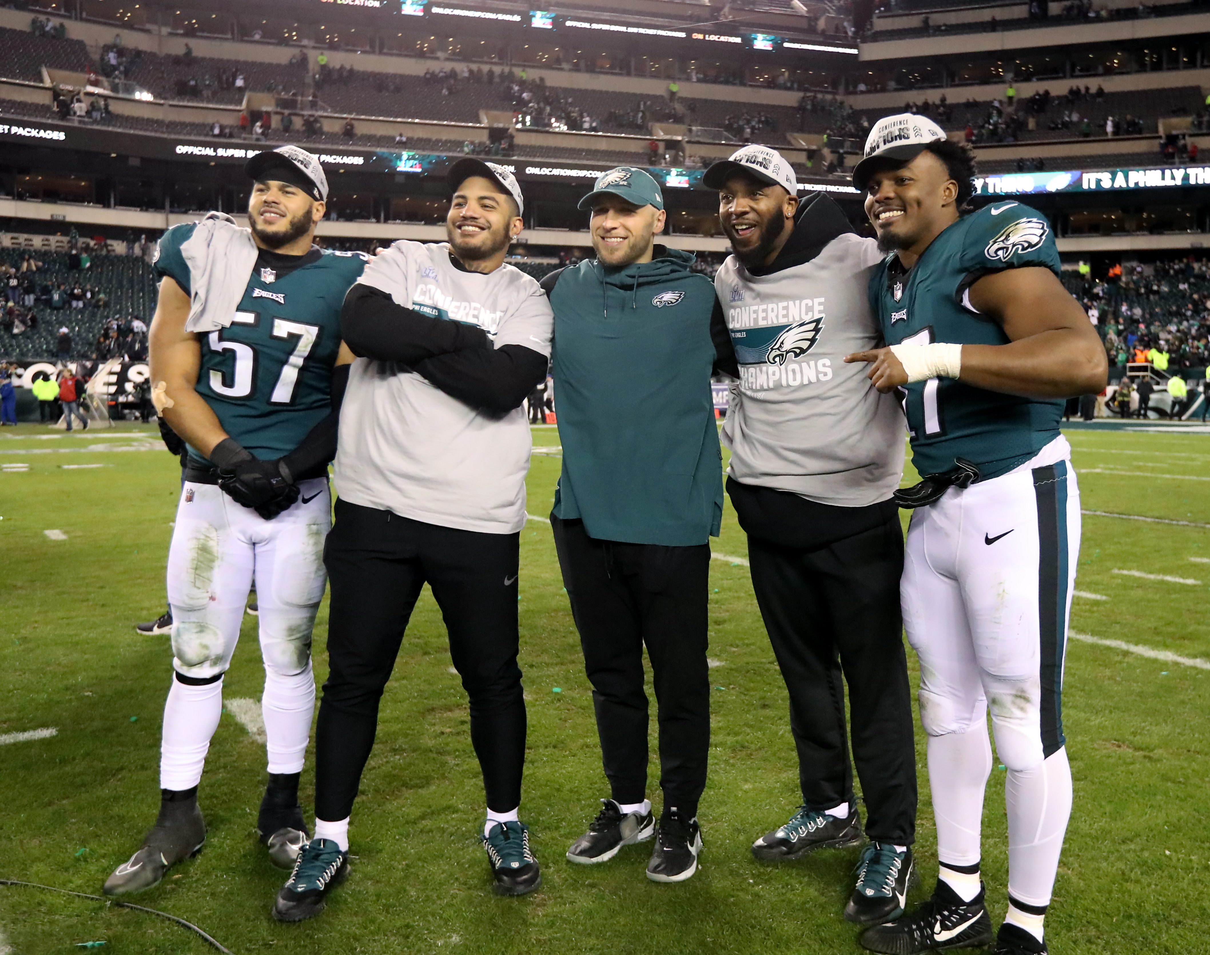 Philadelphia Eagles celebrate NFC Championship, Jan. 29, 2023 