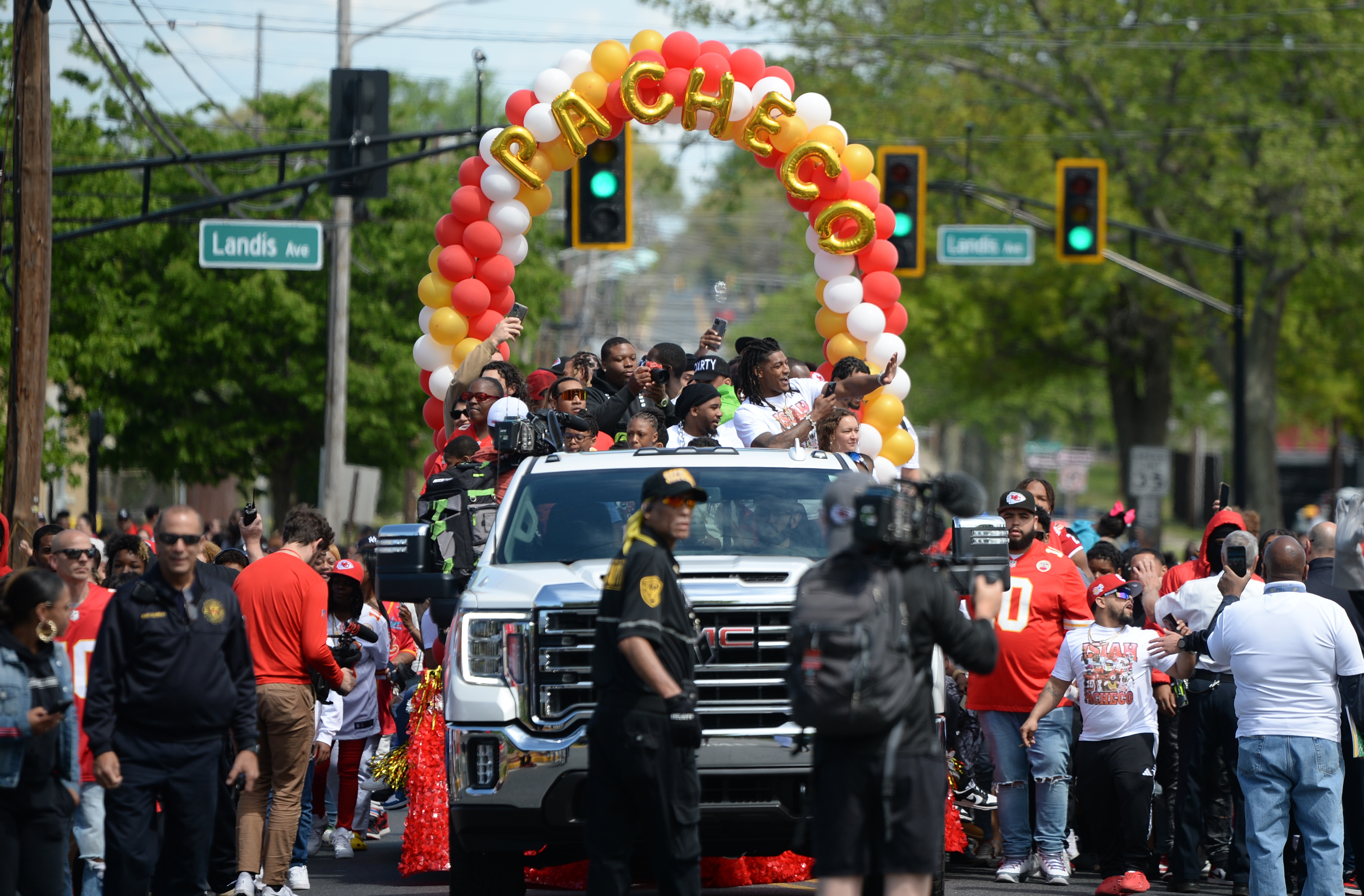 Chiefs' Isiah Pacheco honored in hometown of Vineland, New Jersey