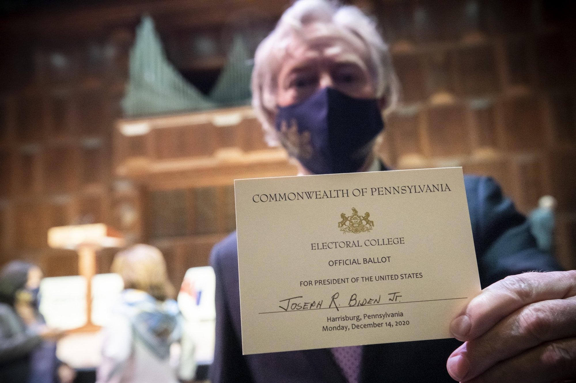 Pennsylvania's electors meet at state Capitol to certify presidential Electoral College vote