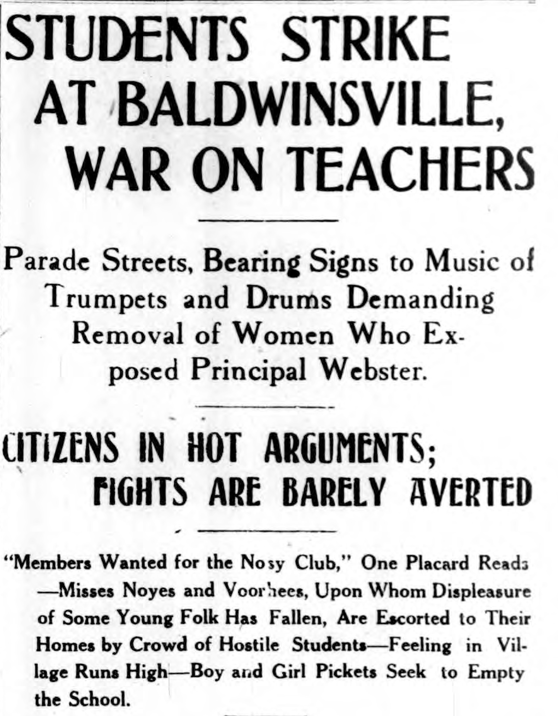 1911: To make city safer, Syracuse considers taking on a public menace:  'bristling hat pins' 