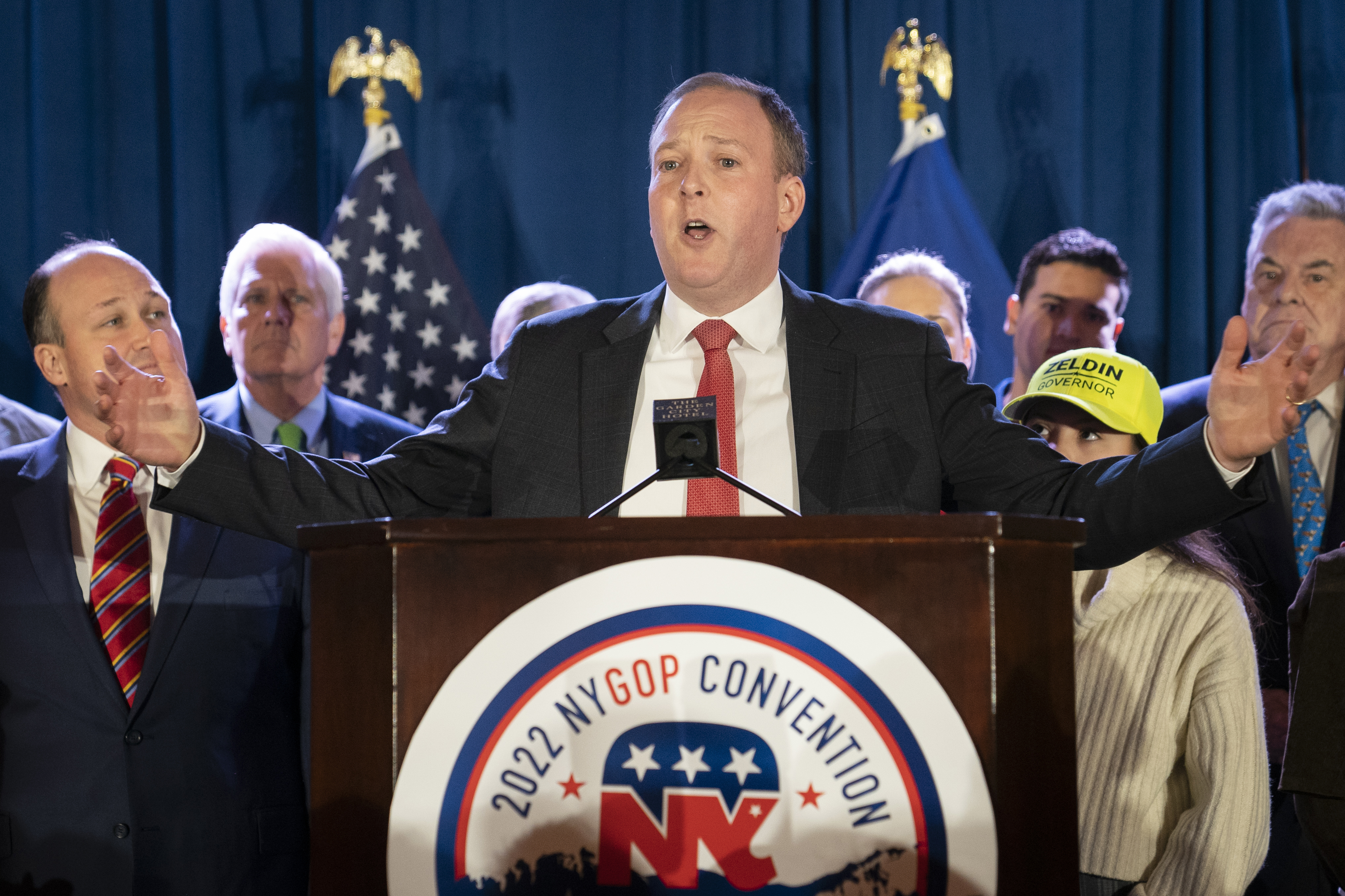 New York Republicans pick Rep. Lee Zeldin as nominee for governor -  