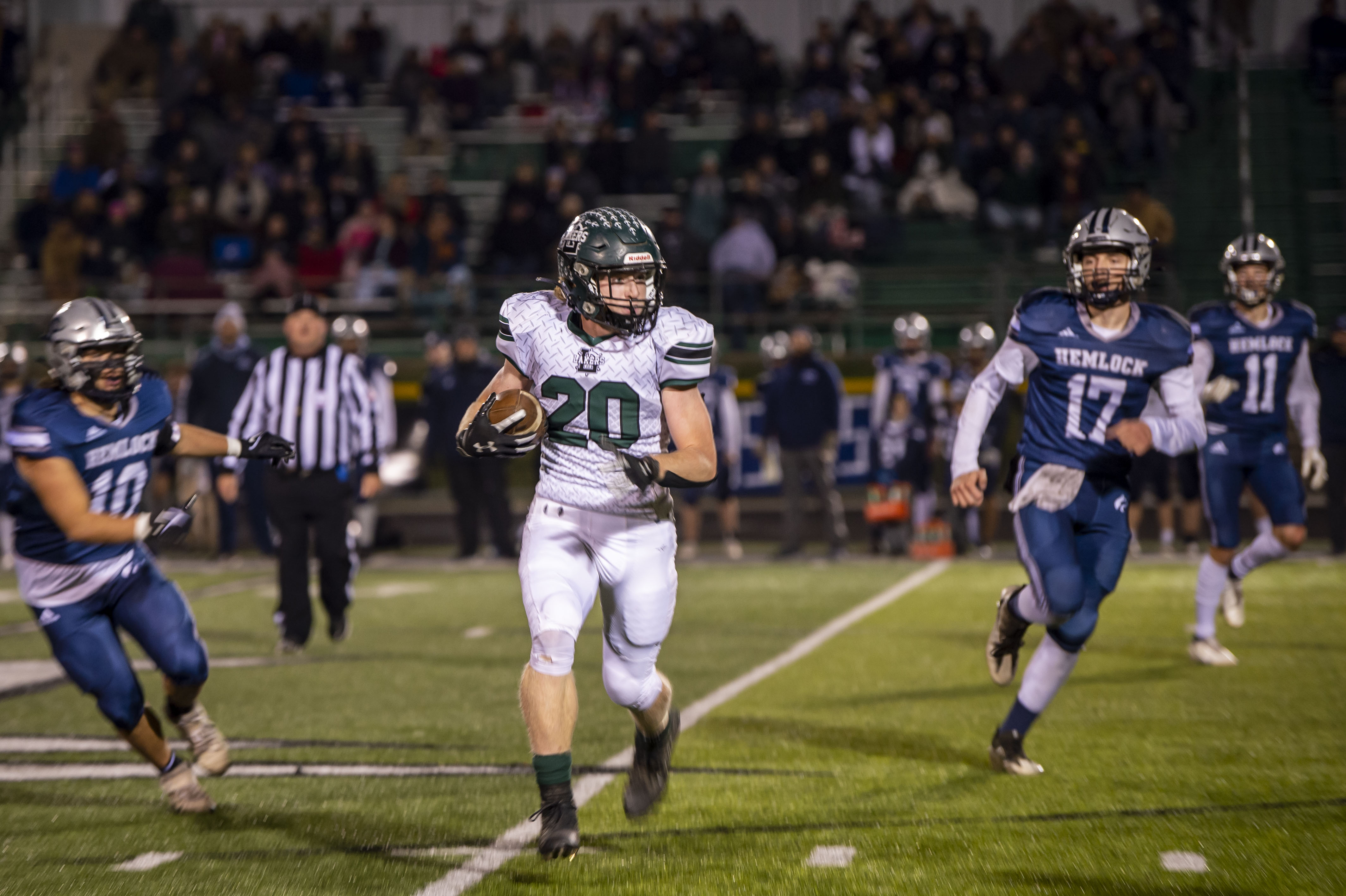 HS Football - Laker at Hemlock, Sport