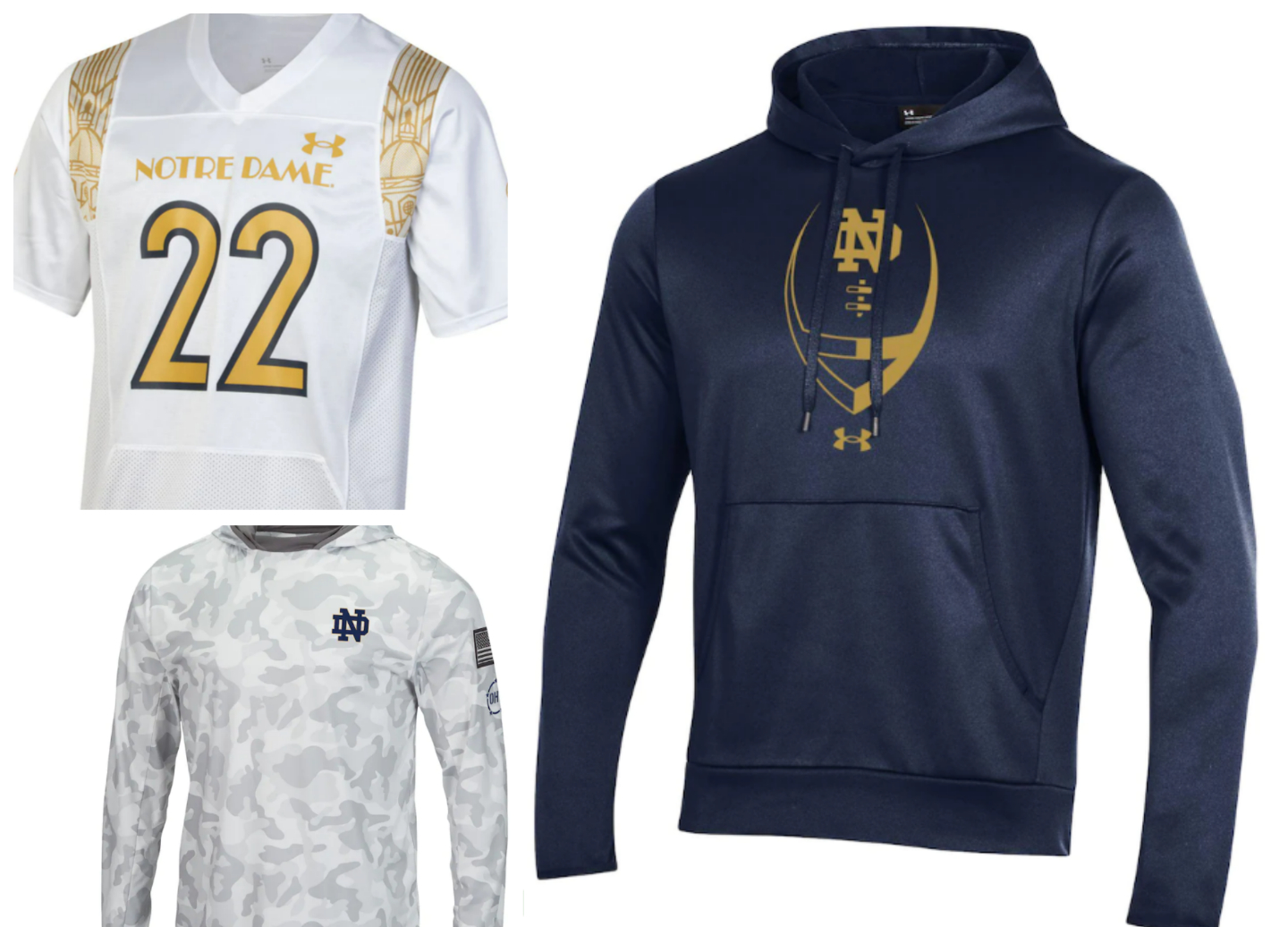 Under Armour Notre Dame Fighting Irish Womens Replica Football Jersey