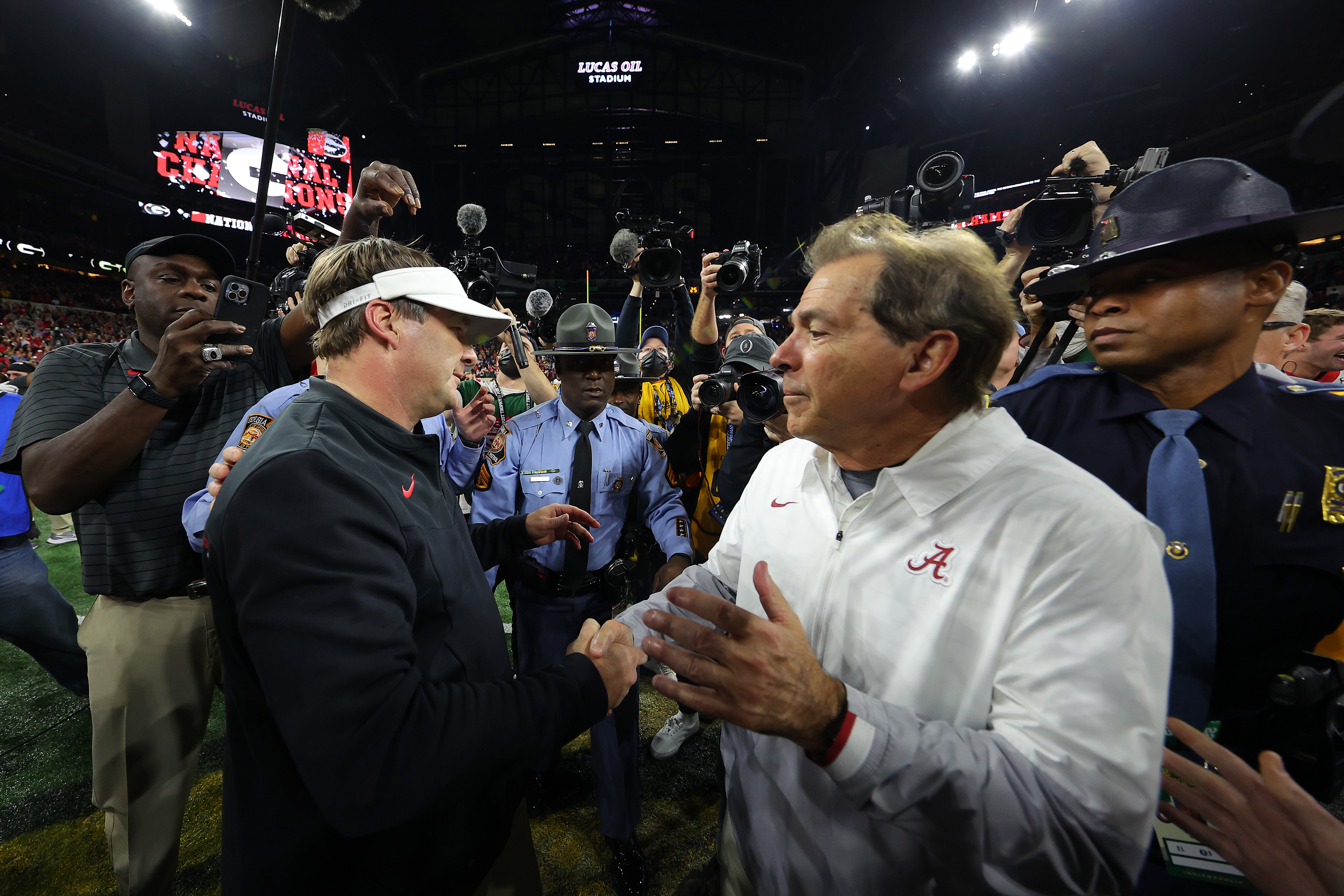 Kirby Smart shares public thoughts Nick Saban-Jimbo Fisher beef: 'That's  Mickey Mouse