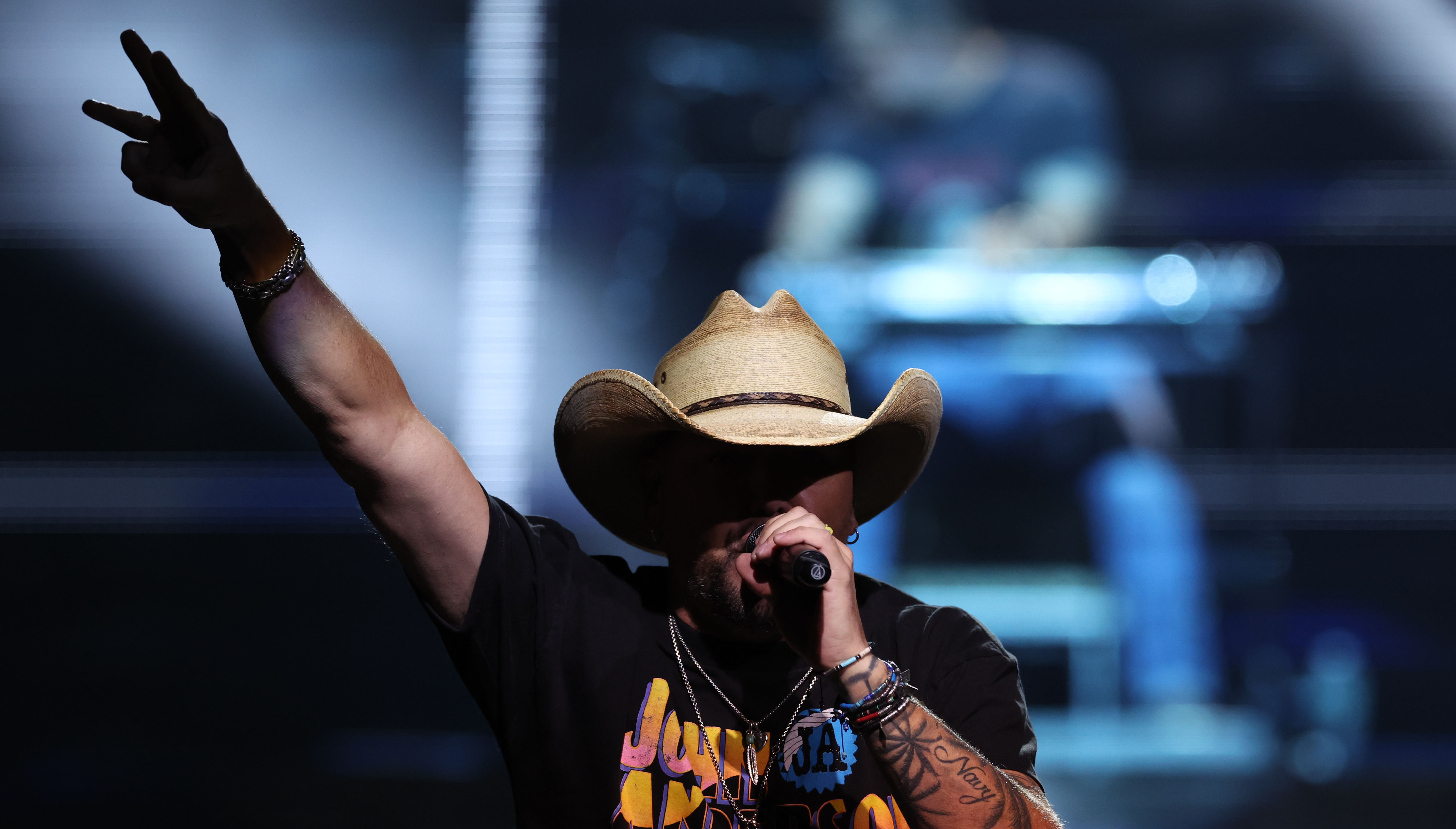 Jason Aldean performs at the St. Joe’s Amp in Syracuse as part of his ...