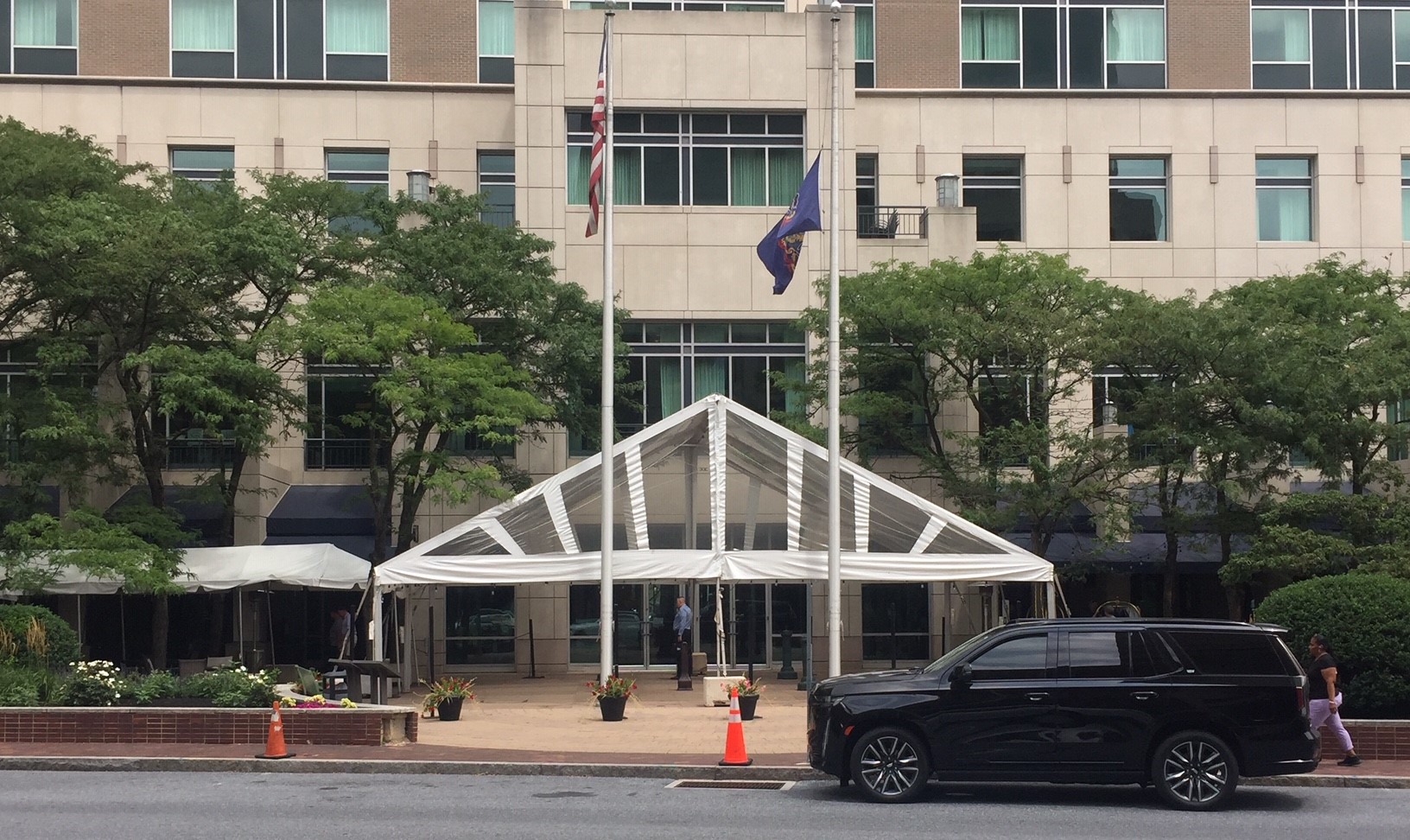 Woman killed in Hilton hotel room in Harrisburg