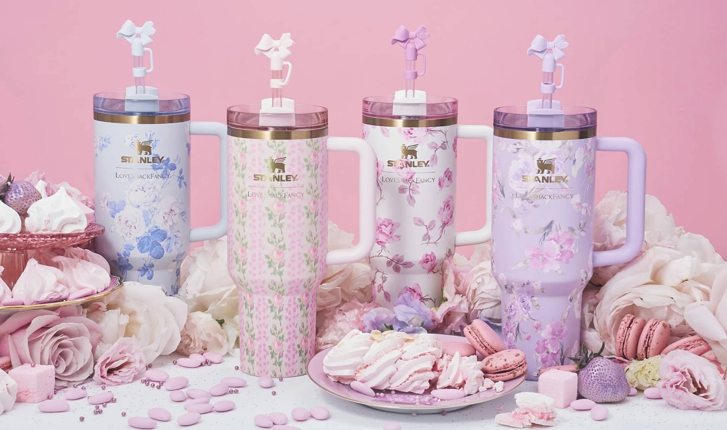 The gorgeous LoveShackFancy Stanley Quencher is here, but its