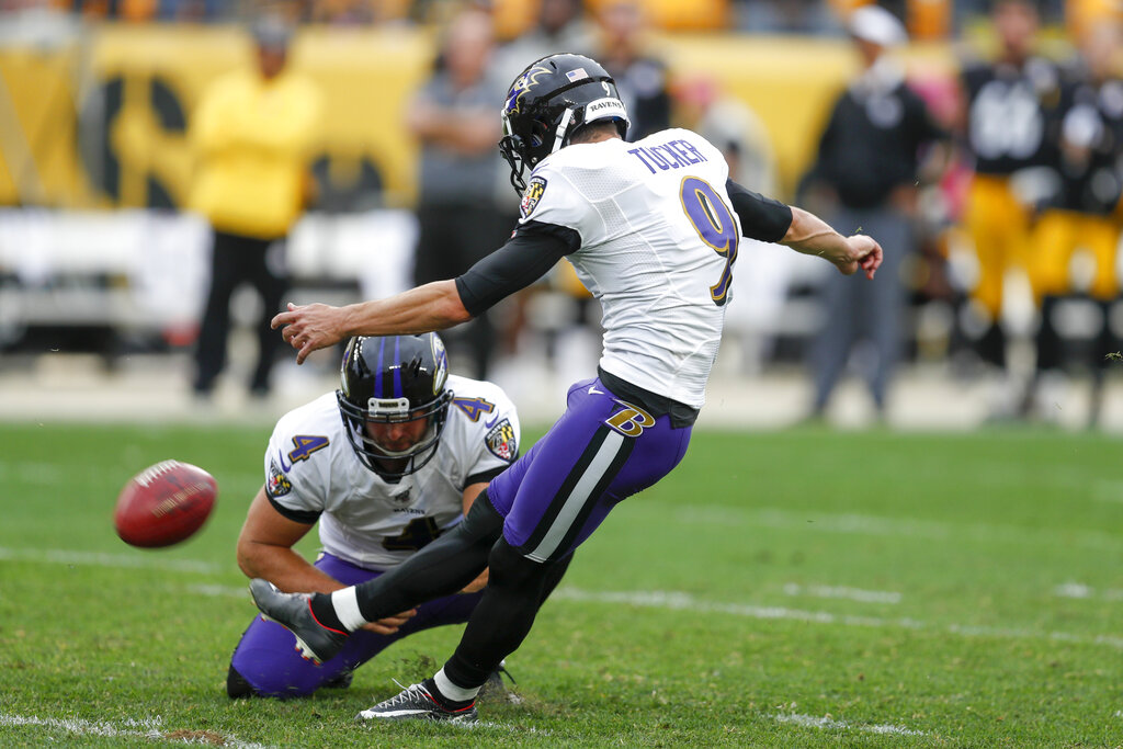 NFL playoffs 2021: Ravens kicker Justin Tucker hits upright twice on