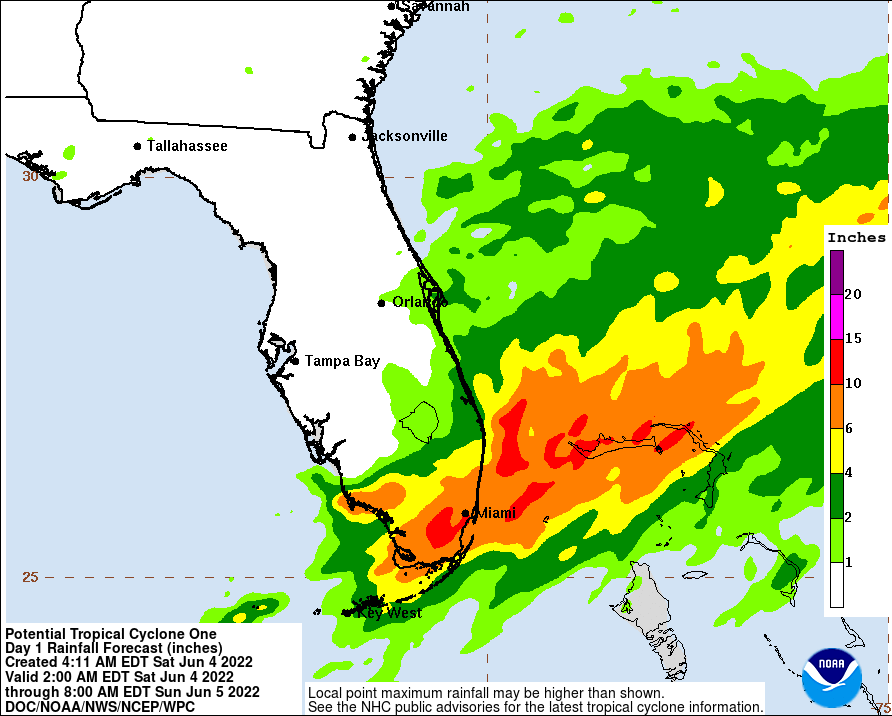 Tropical Storm Alex: Volusia-Flagler likely to avoid worst of system