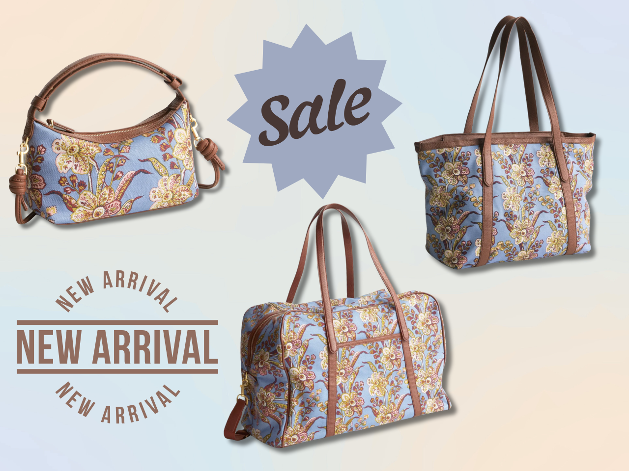New Vera Bradley Beach Backsack - Oxford Floral The buzz is real ?? Say hello to Vera Bradley main image 3