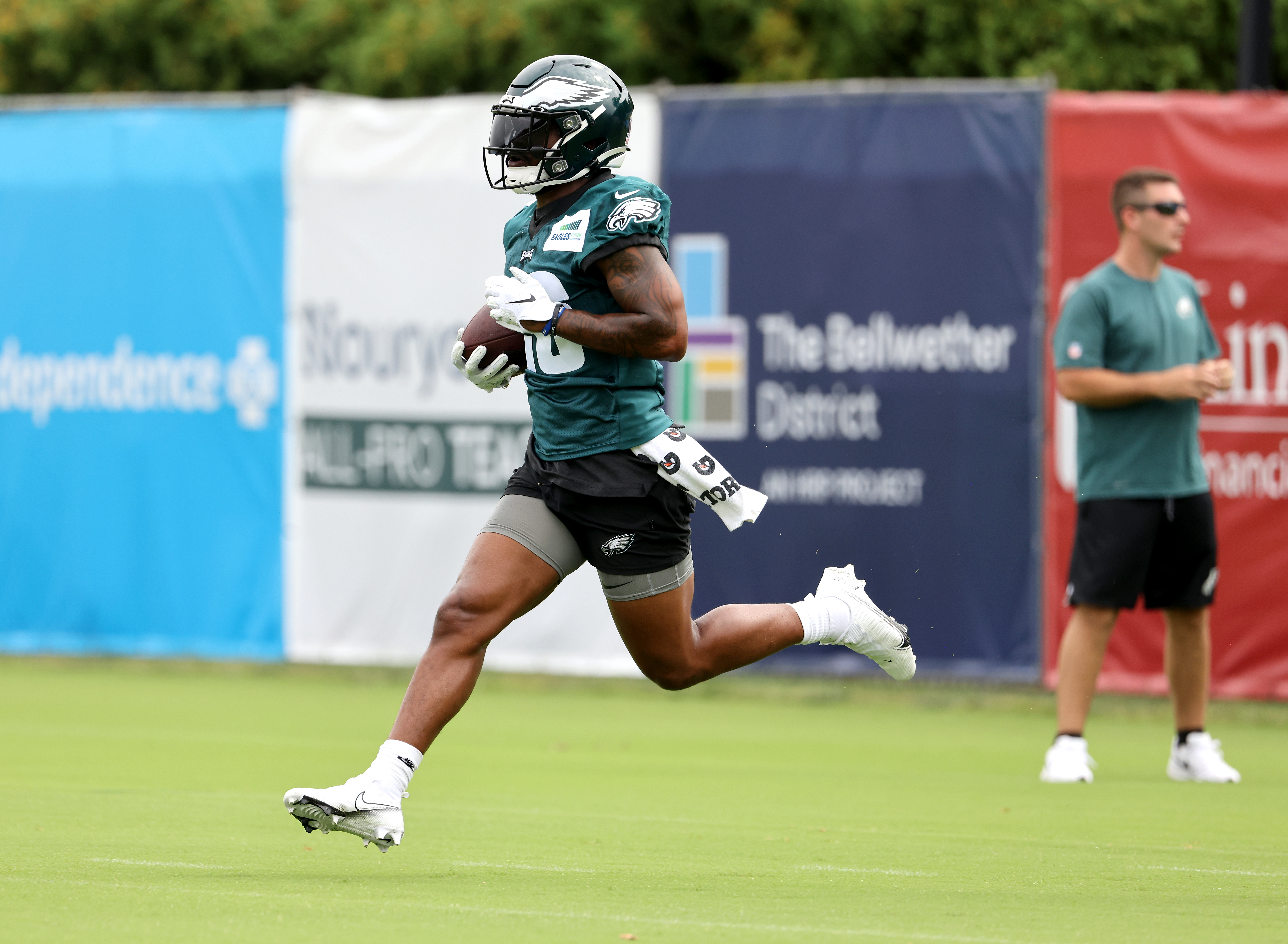 Philadelphia Eagles first training camp practice, July 27, 2022