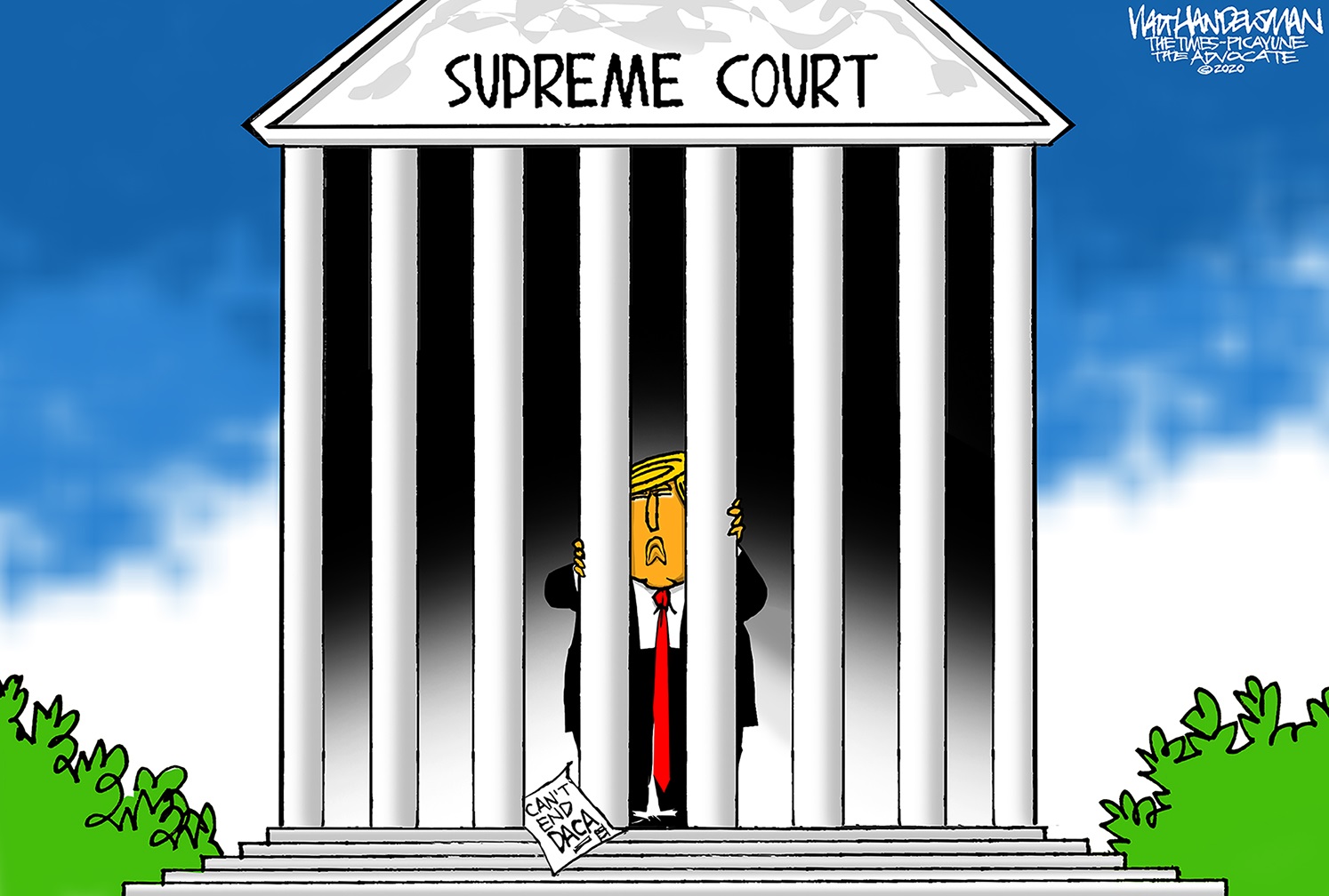 Editorial cartoons for June 21, 2020: Supreme Court, Trump rally, face  masks 