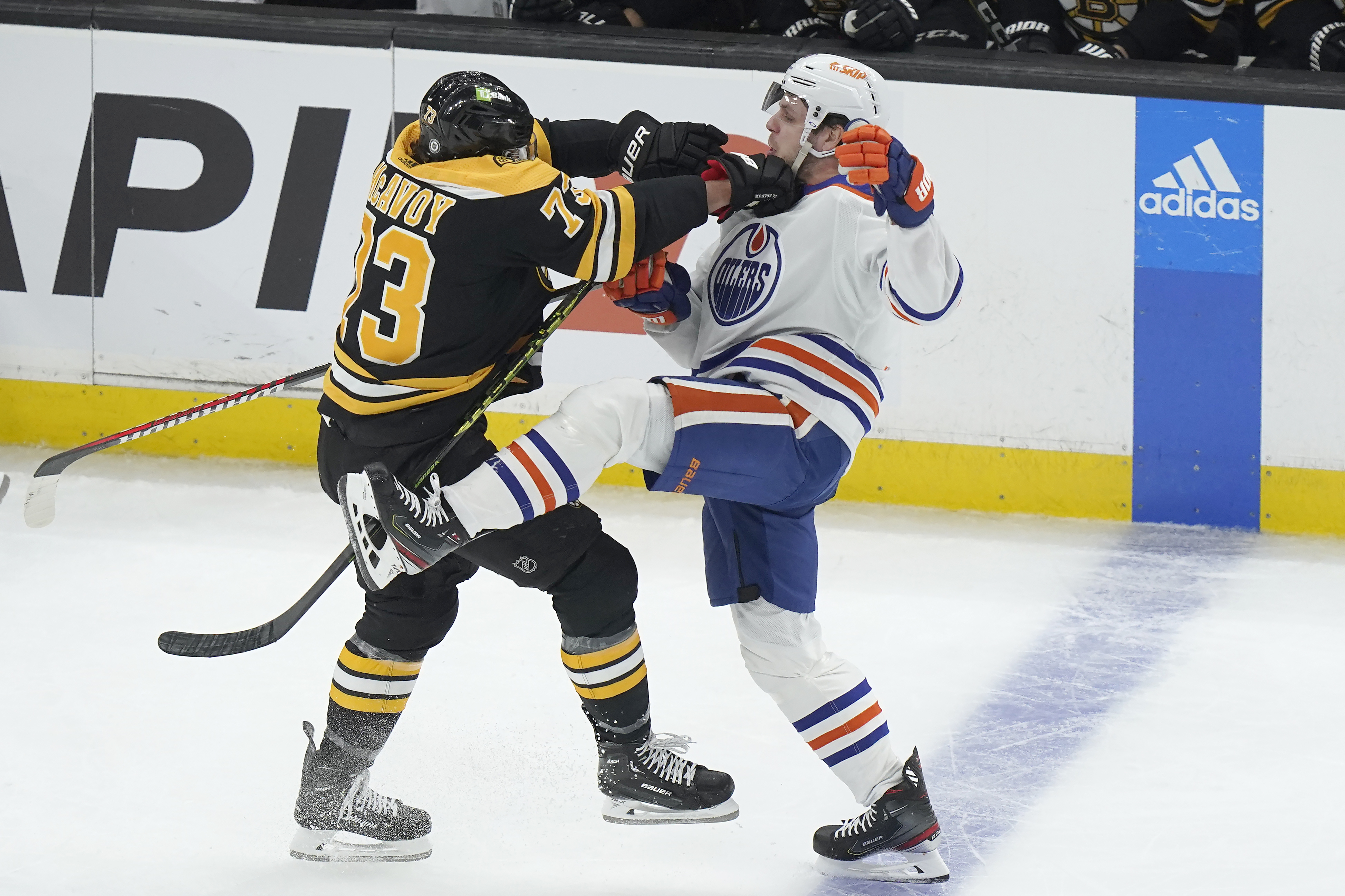 Bruins shut down Connor McDavid, still fall to Oilers, 3-2