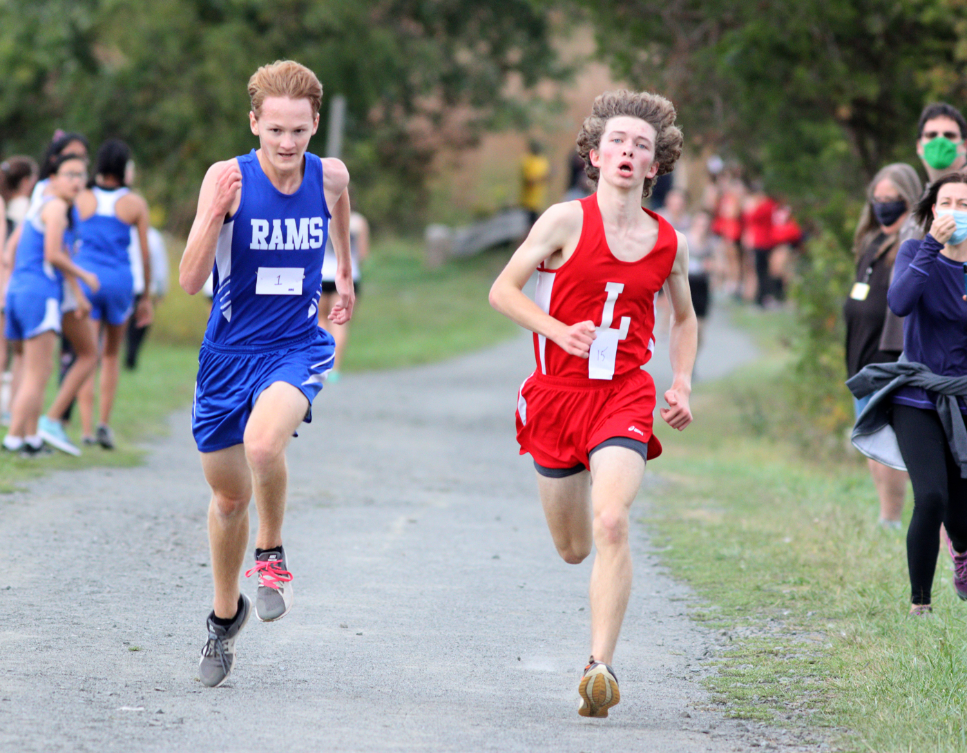 High School Boys and Girls Cross Country Meet held at Reed Bryan Farm