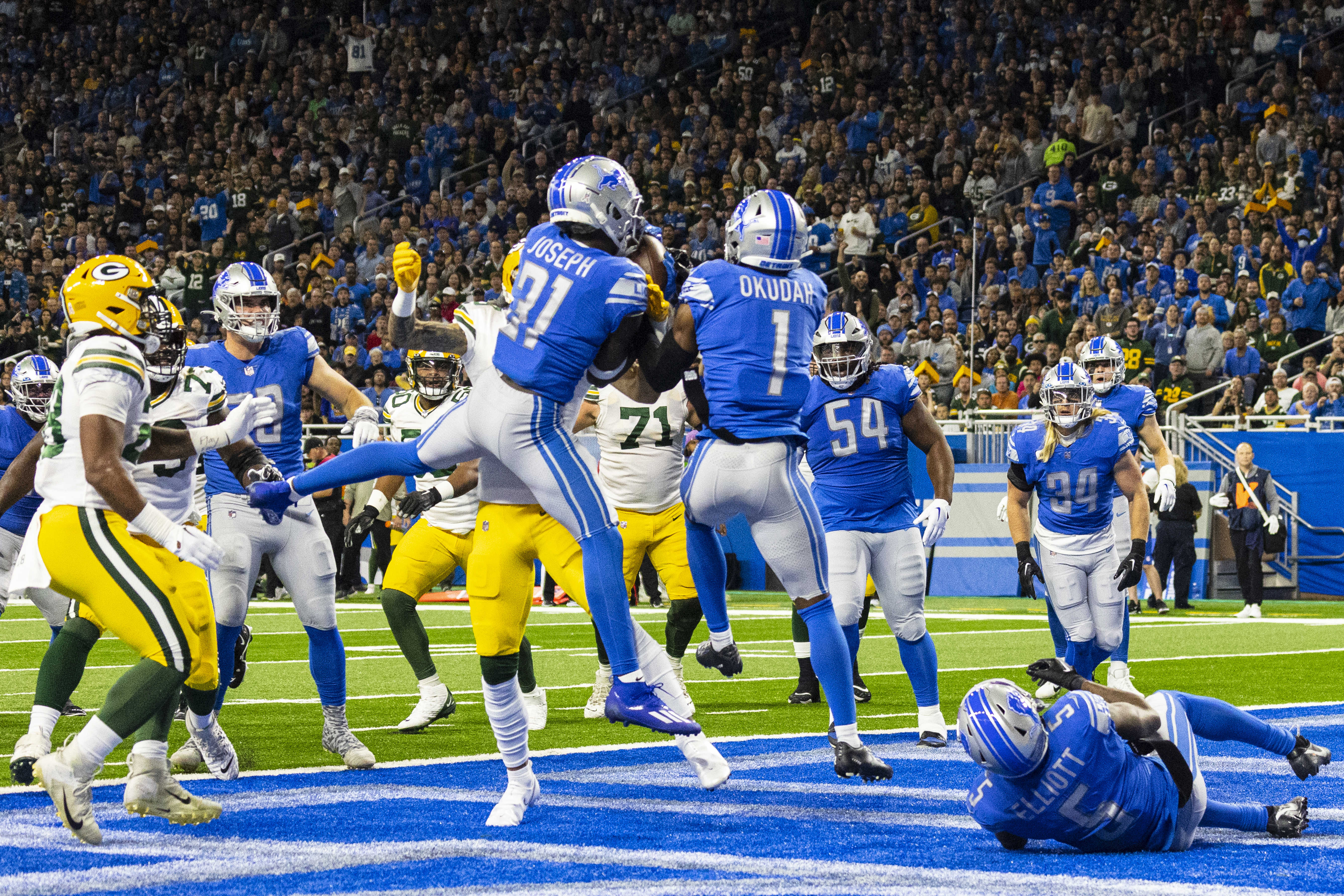 Detroit Lions - Kerby Joseph became the NFL's first rookie