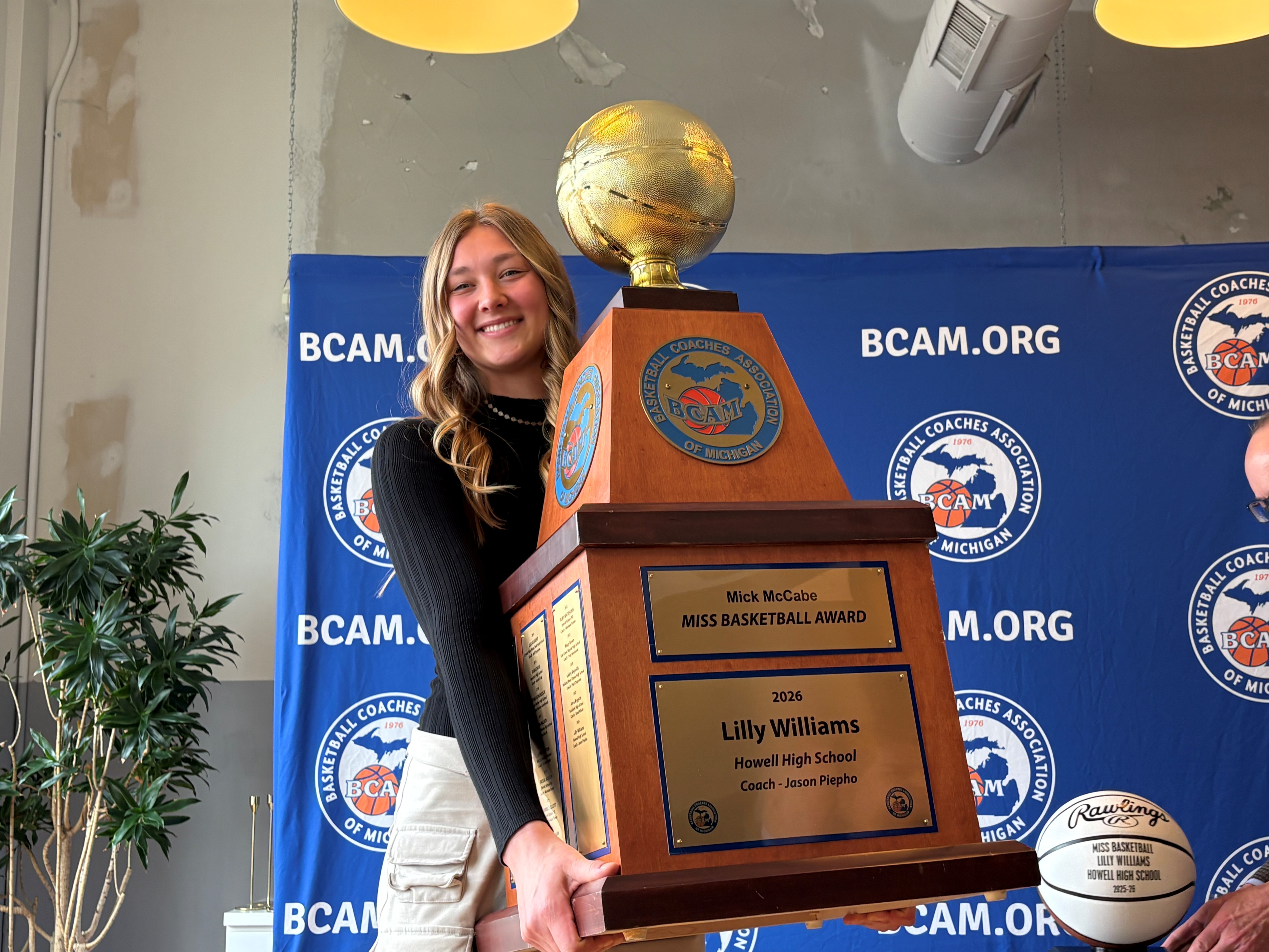 Howell's Lilly Williams is named 2026 Mick McCabe Miss Basketball