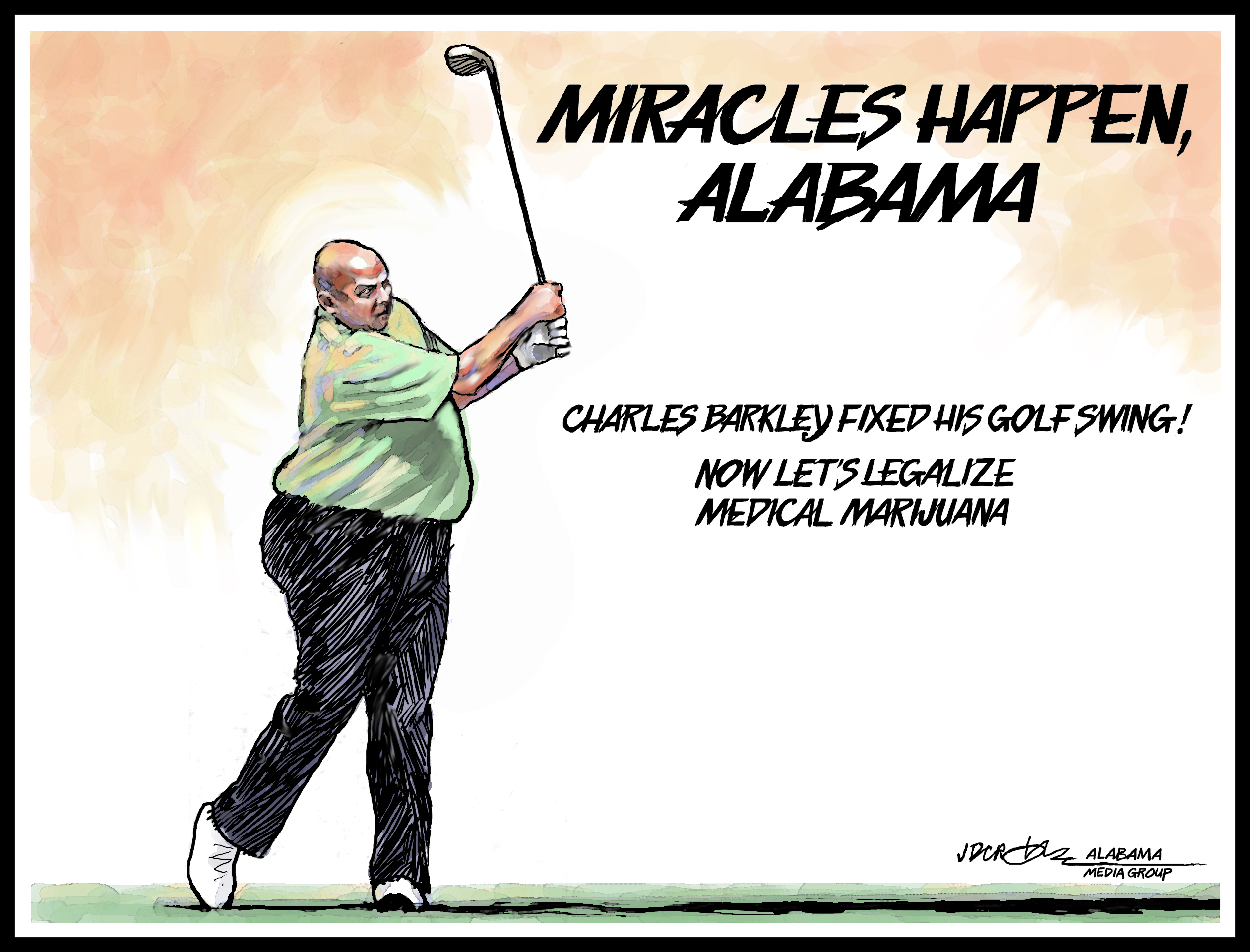 Charles Barkley S Golf Swing Miracle And Medical Marijuana Al Com