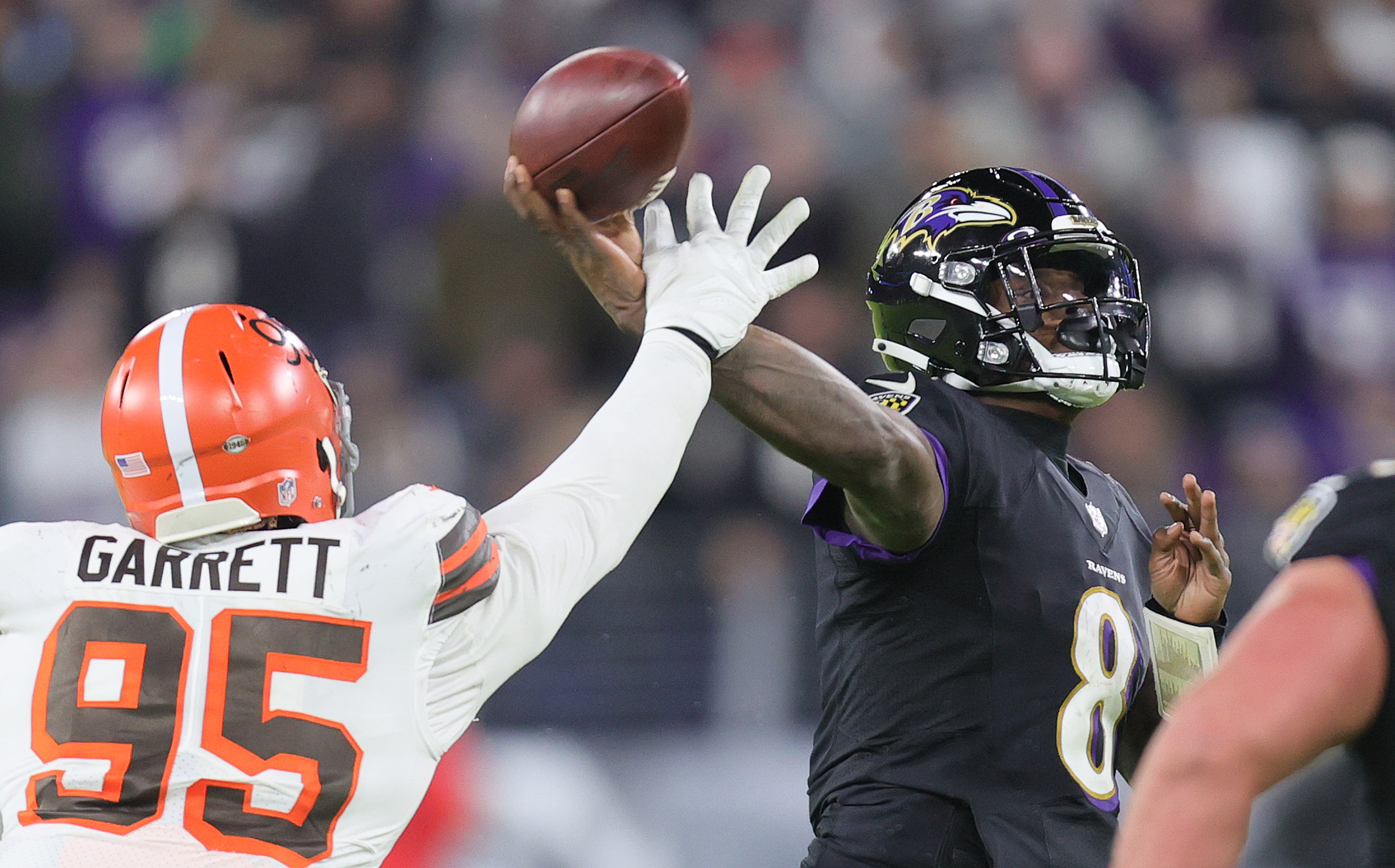 Myles Garrett Had No Choice But To Give Lamar Jackson Props After