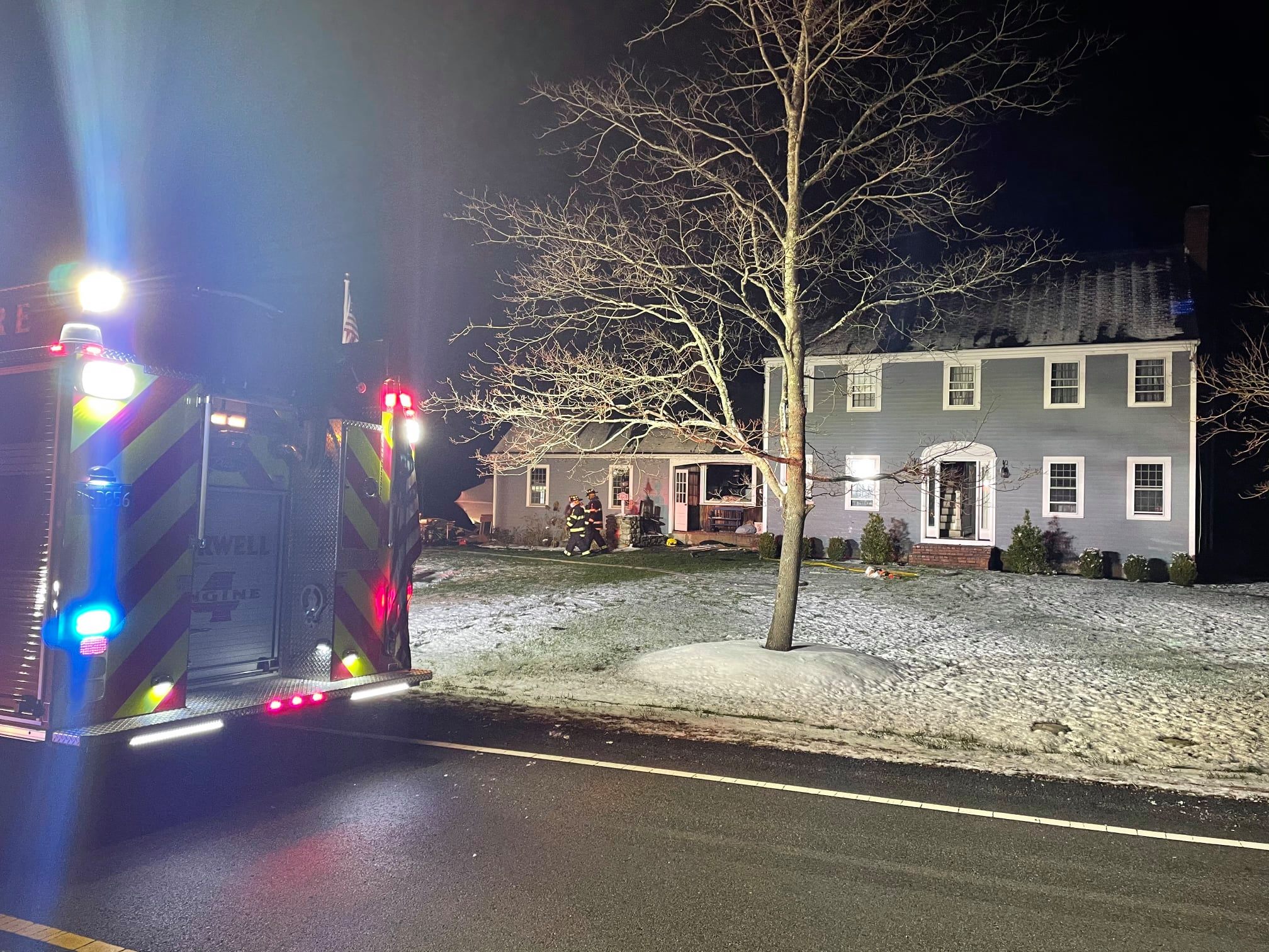Norwell police officer helps save 3 children, dog from fire after
