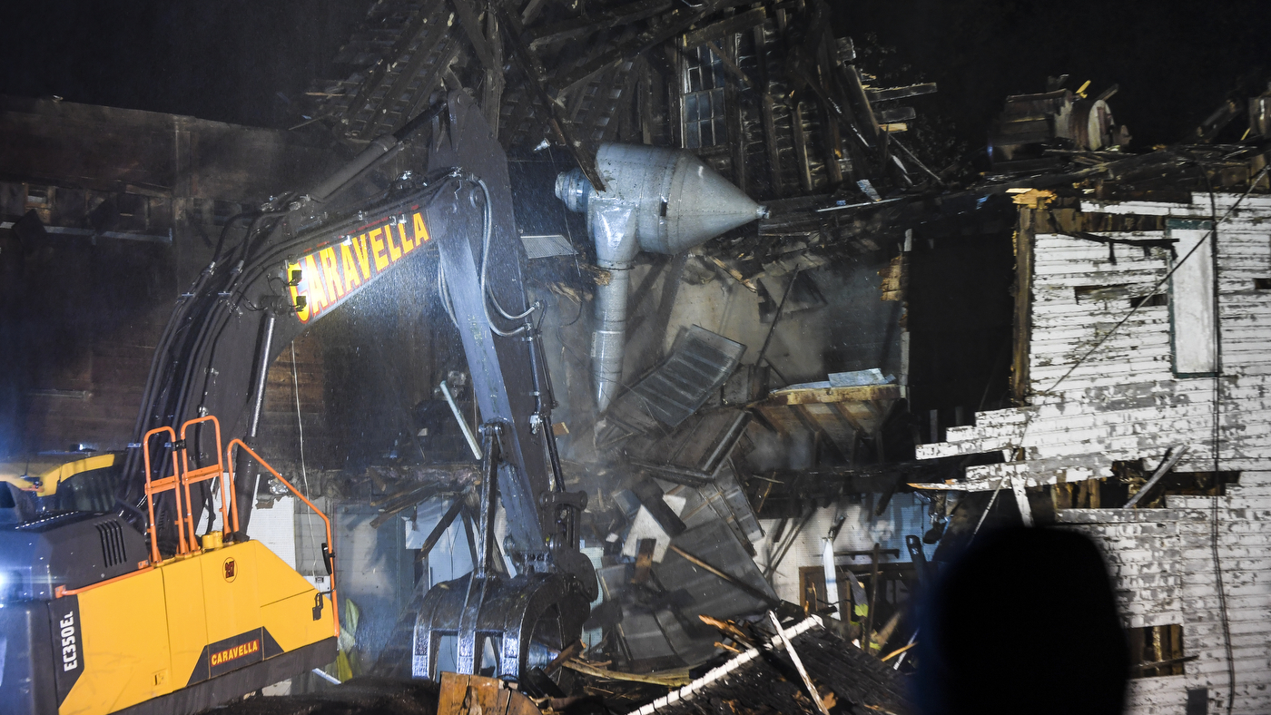 Old Agway building in Phillipsburg is torn down