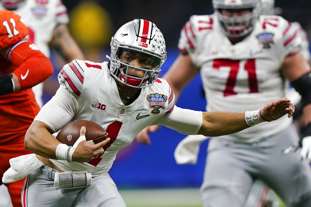 NFL Draft 2021: Ohio State's Justin Fields or BYU's Zach Wilson to Jets?  Eagles select LSU's Ja'Marr Chase or Alabama's Patrick Surtain?