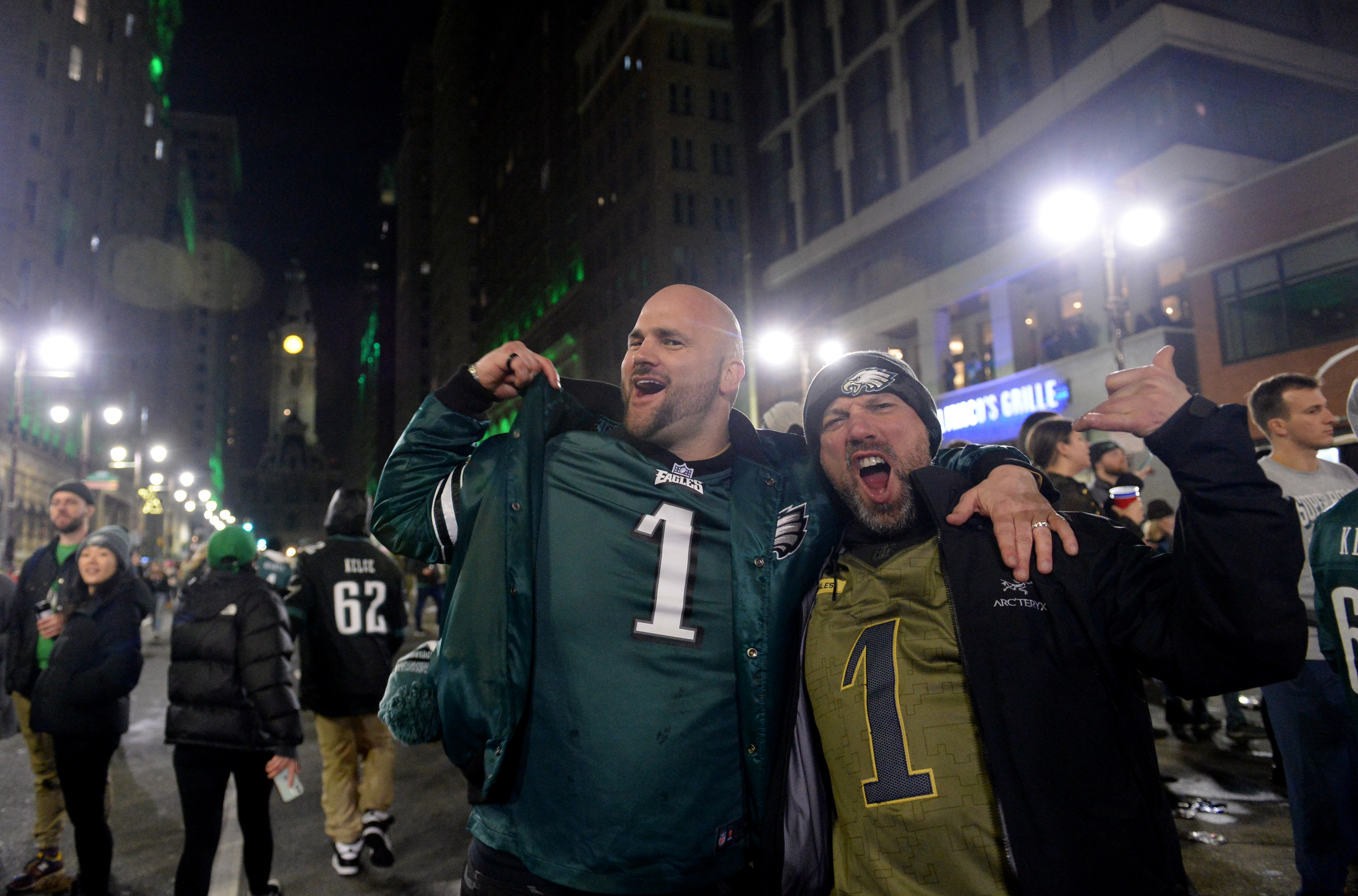 Rowdy Eagles Fans Wreak Havoc in Downtown Philly After Team's Big Win