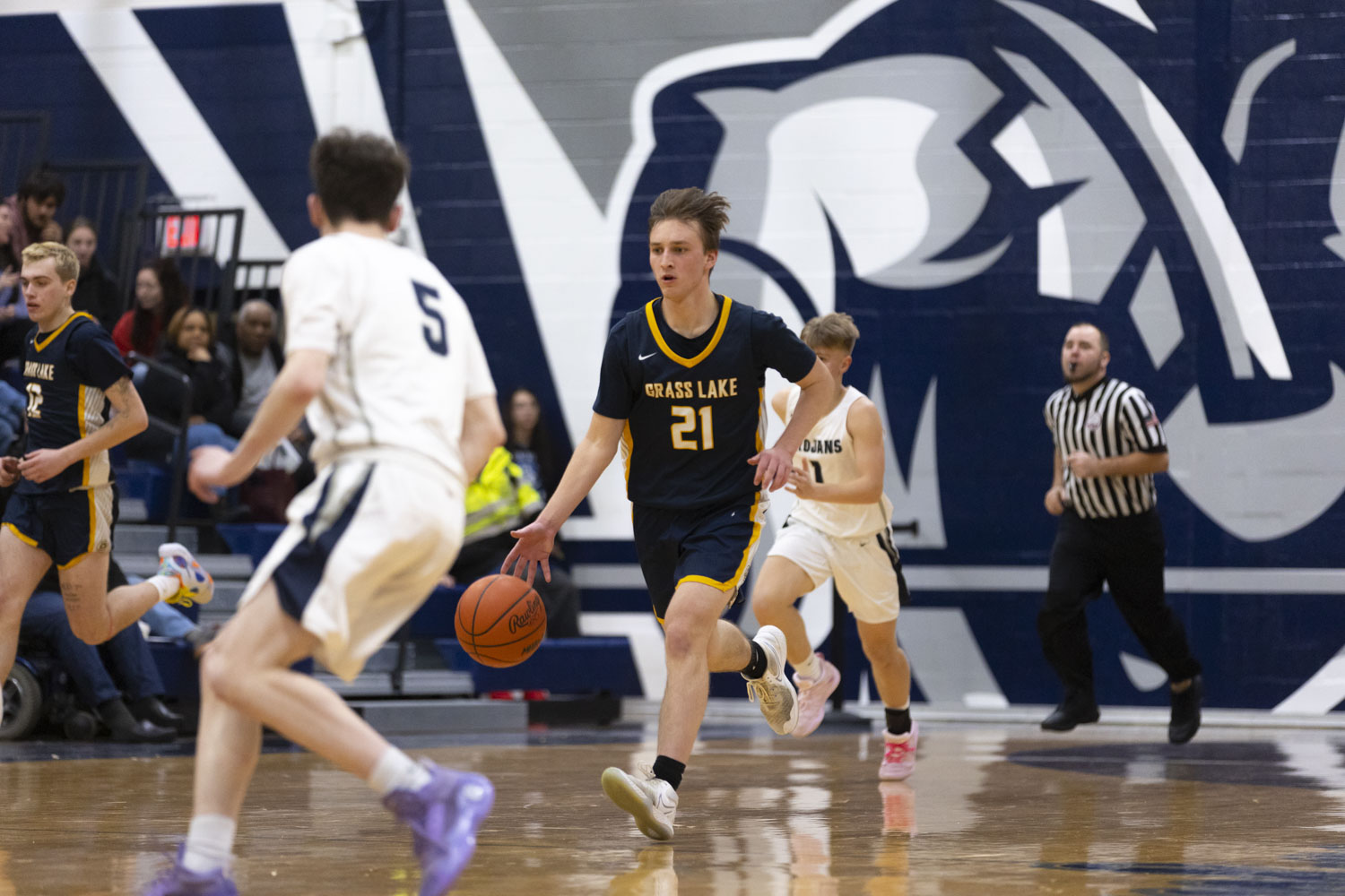 See photos as East Jackson defeats Grass Lake in a boys basketball game