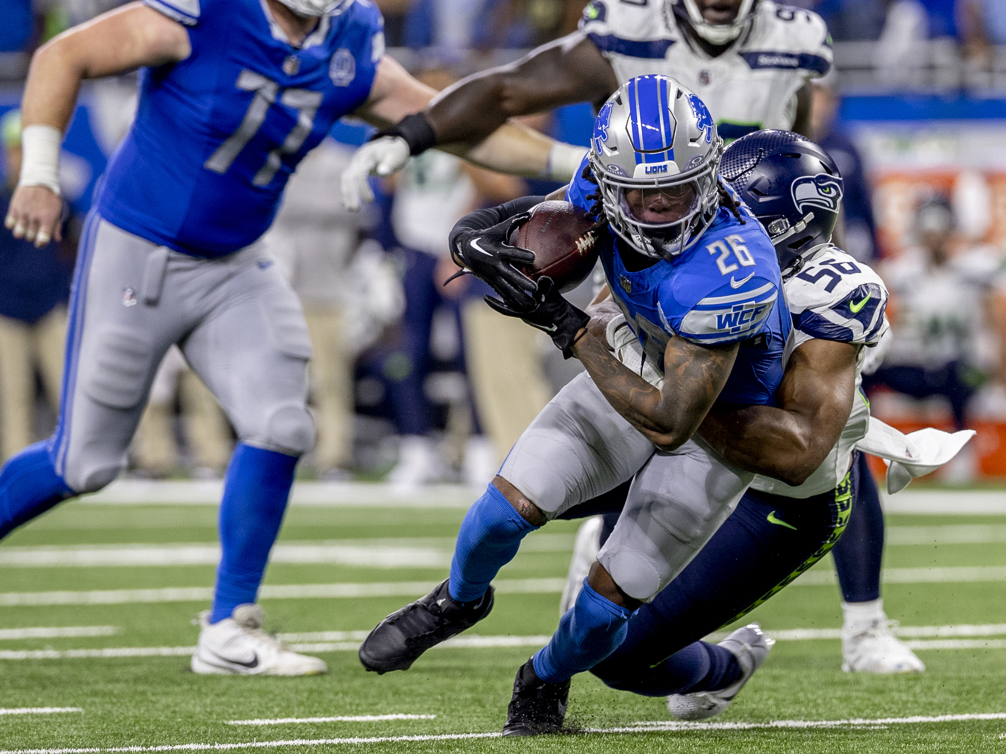 Seahawks troll C.J. Gardner-Johnson, Lions by wearing blue ski masks after  beating Detroit