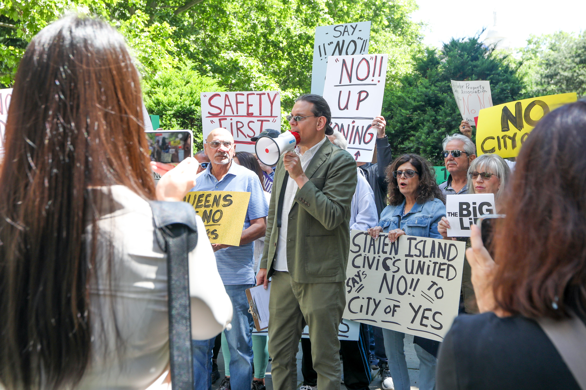 Staten Islanders, joined by citywide protesters, rally against major ...