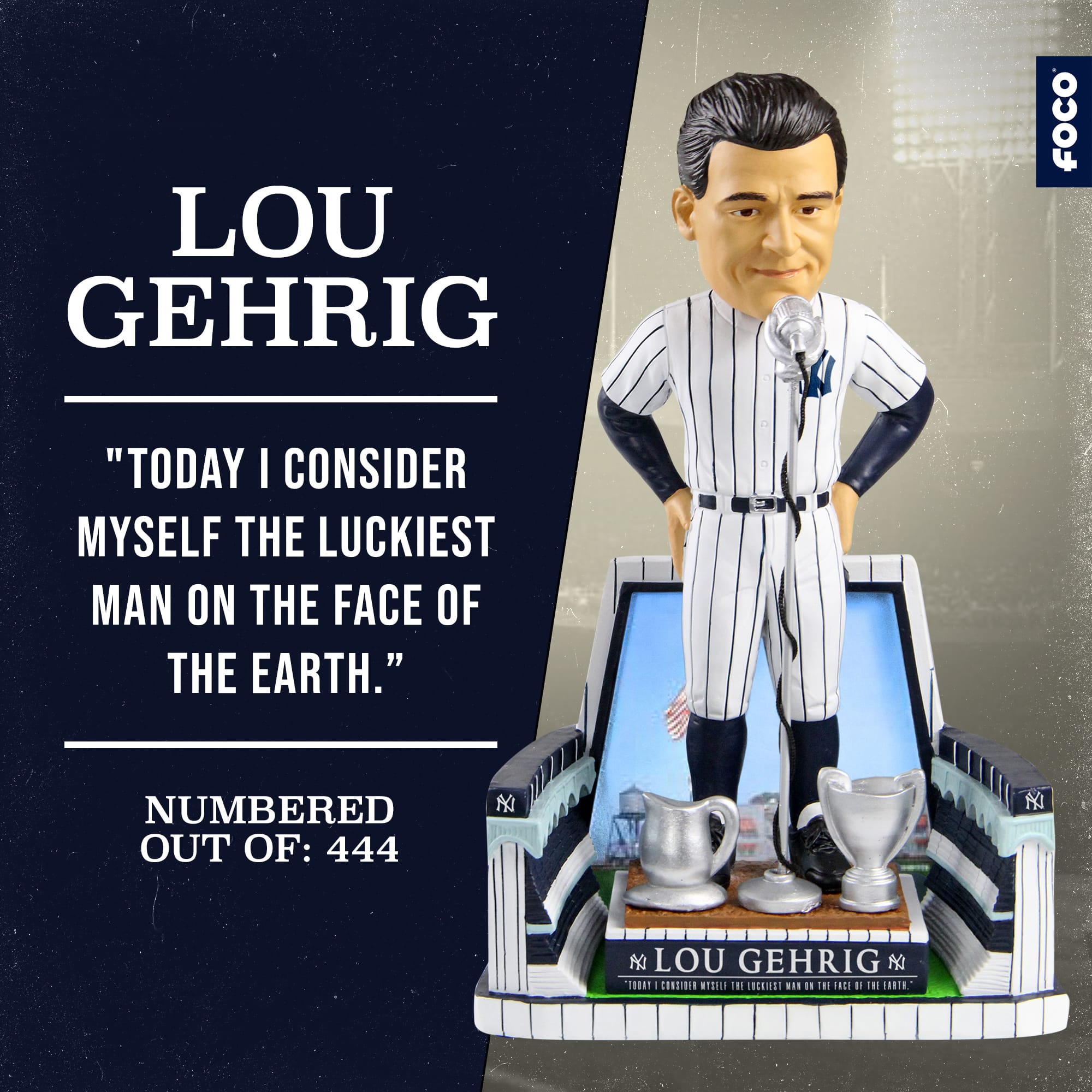 Lou Gehrig Is The New York Yankees' First Honored Legend