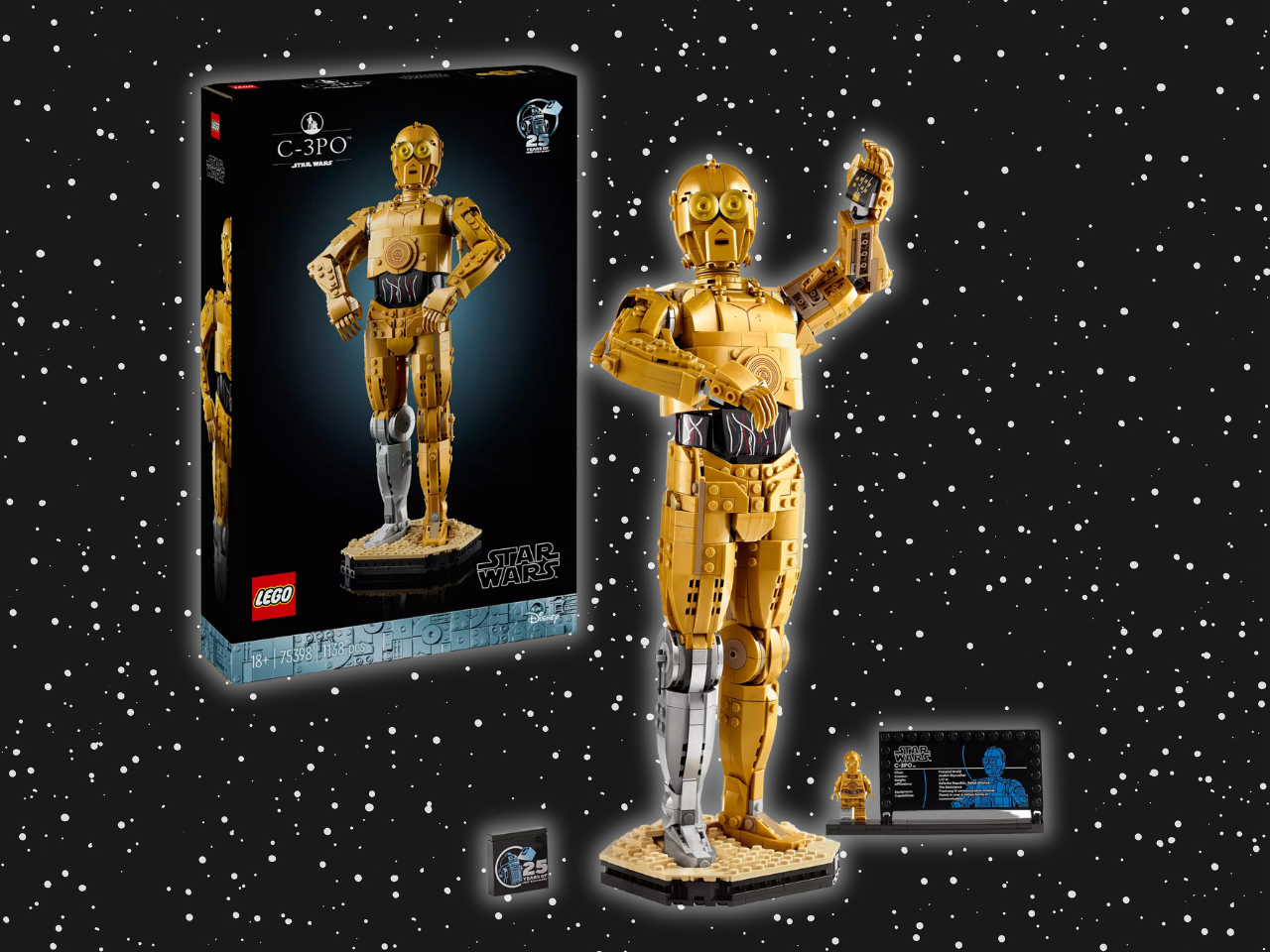 LEGO Star Wars C-3PO figure on sale for $112 in Disney's Toy