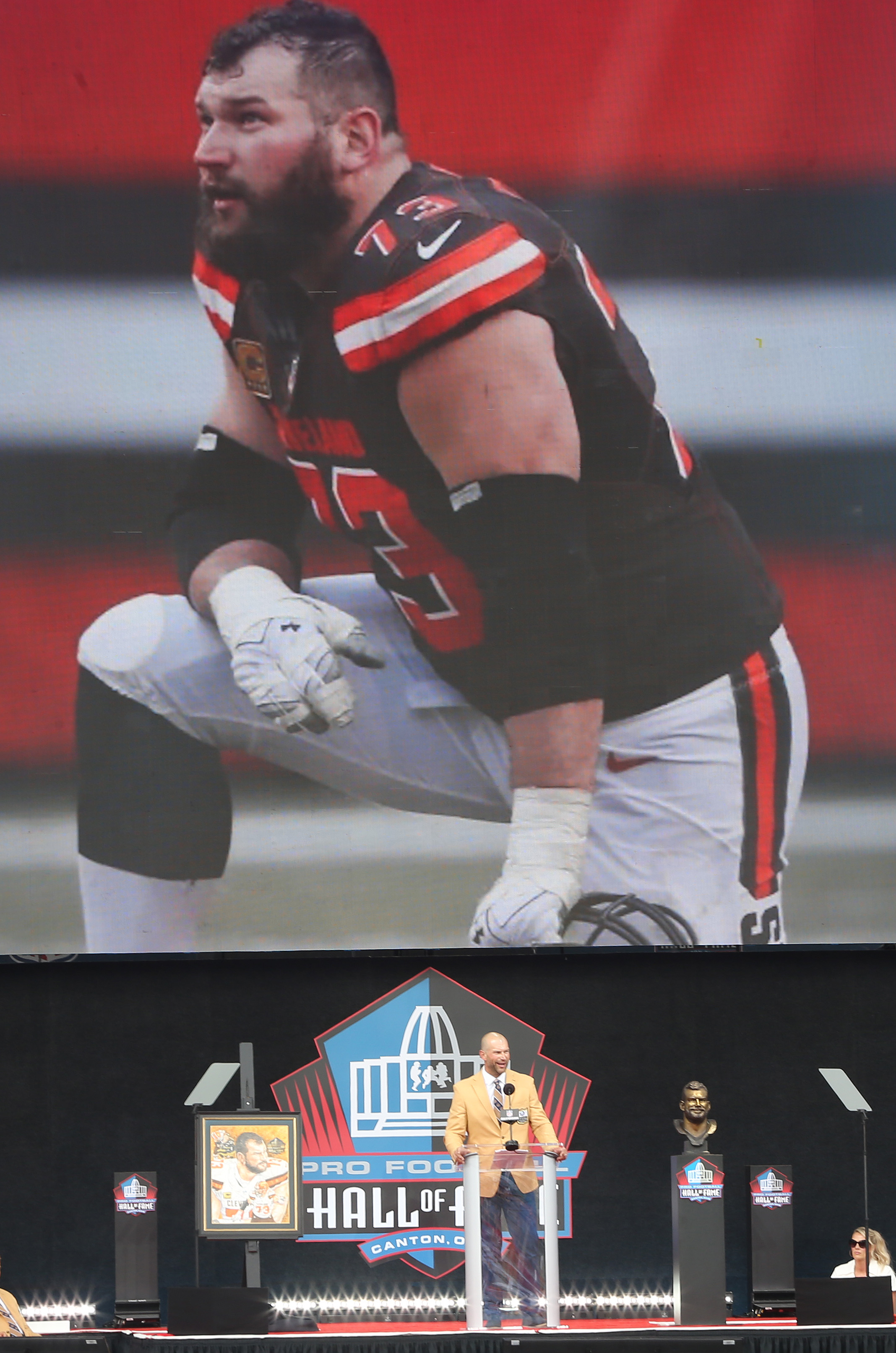 Photos: Joe Thomas - Browns Ring of Honor Induction