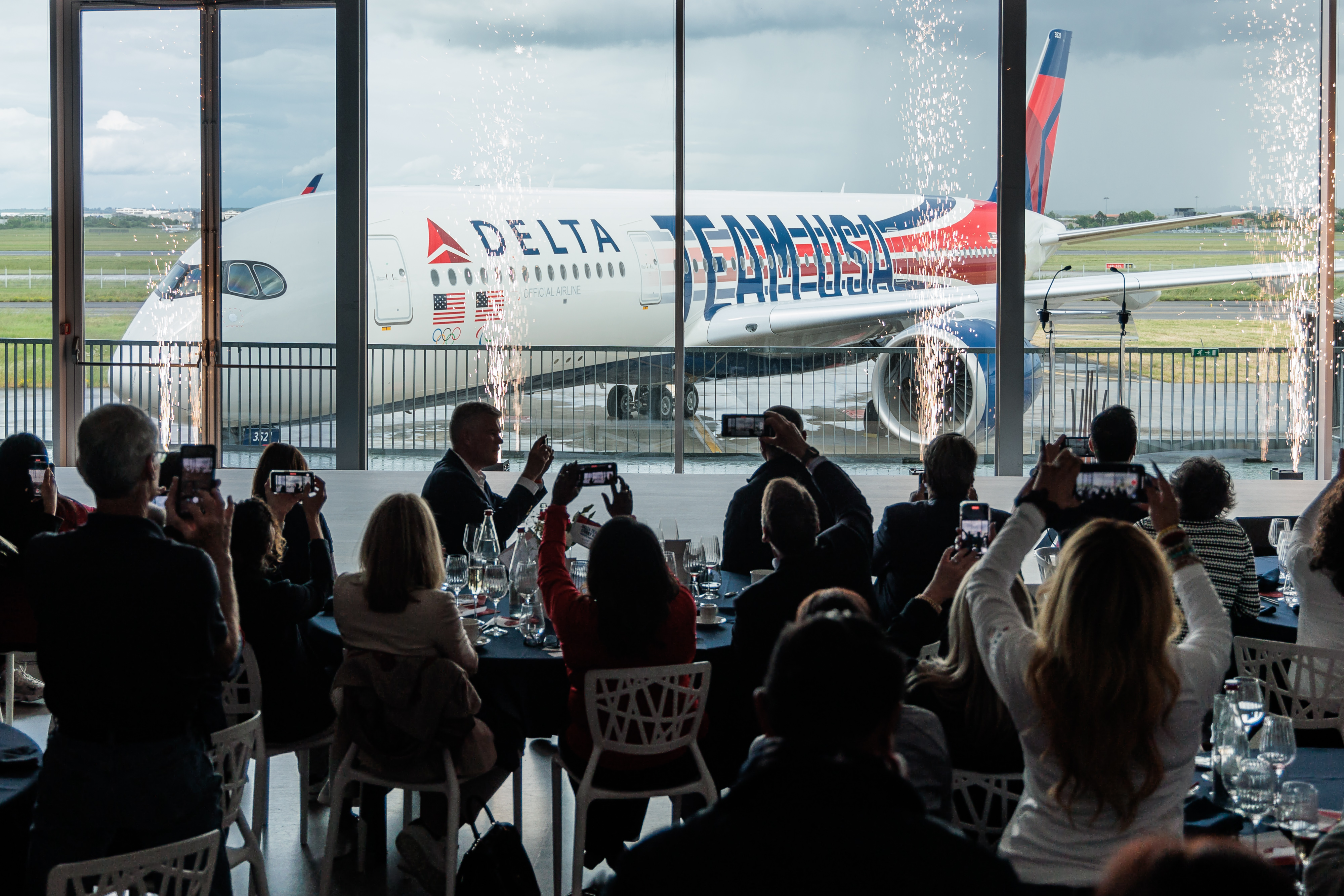 Delta unveils special aircraft which will carry Team USA to Summer