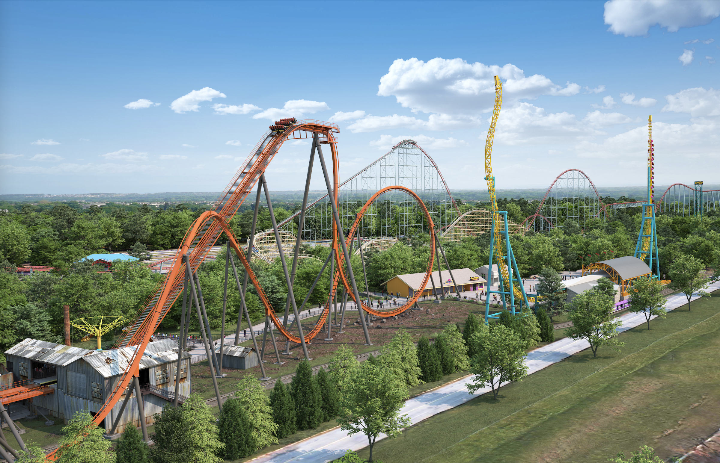 Dorney Park adding Iron Menace, a new rollercoaster