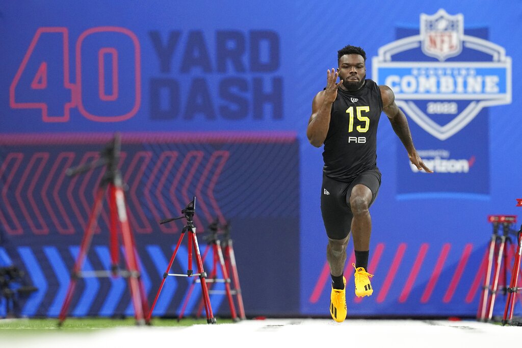 Ford, RB, Cincinnati - 40-yard dash