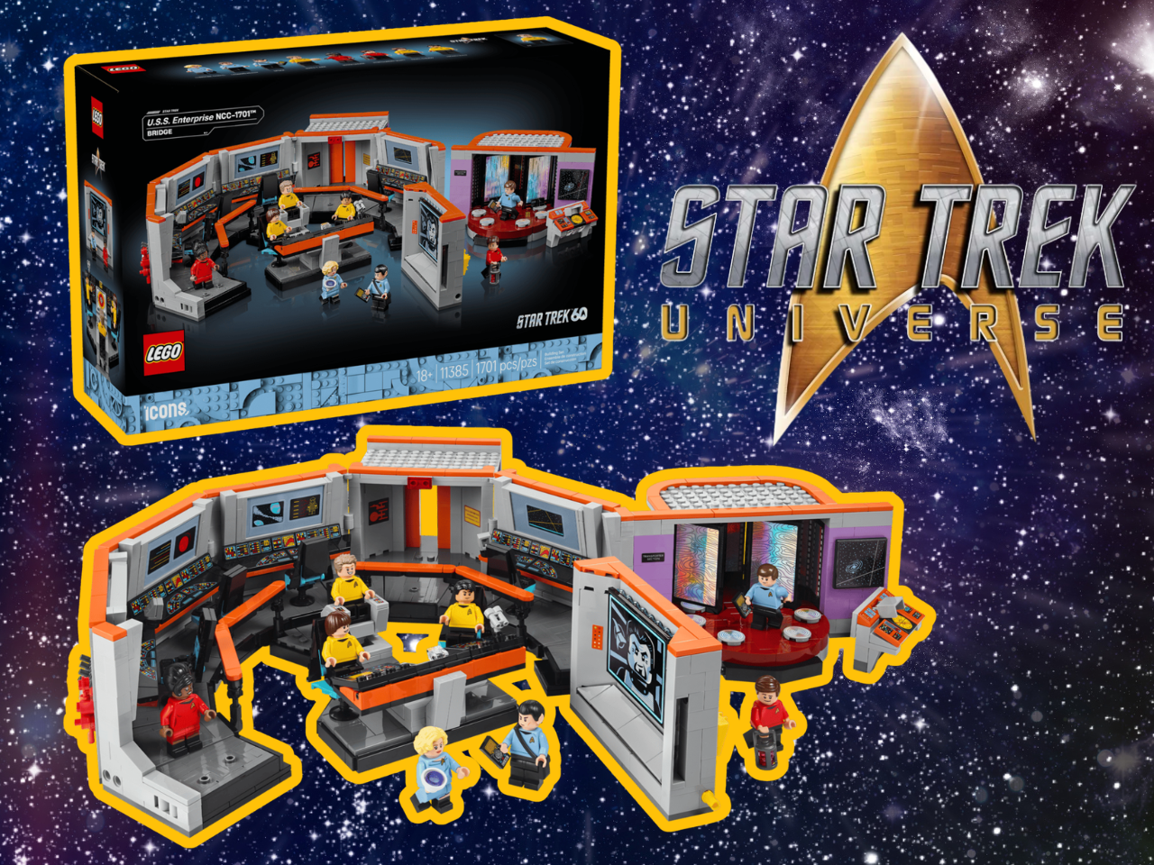 New Lego Star Trek set brings Captain Kirk's legendary bridge to