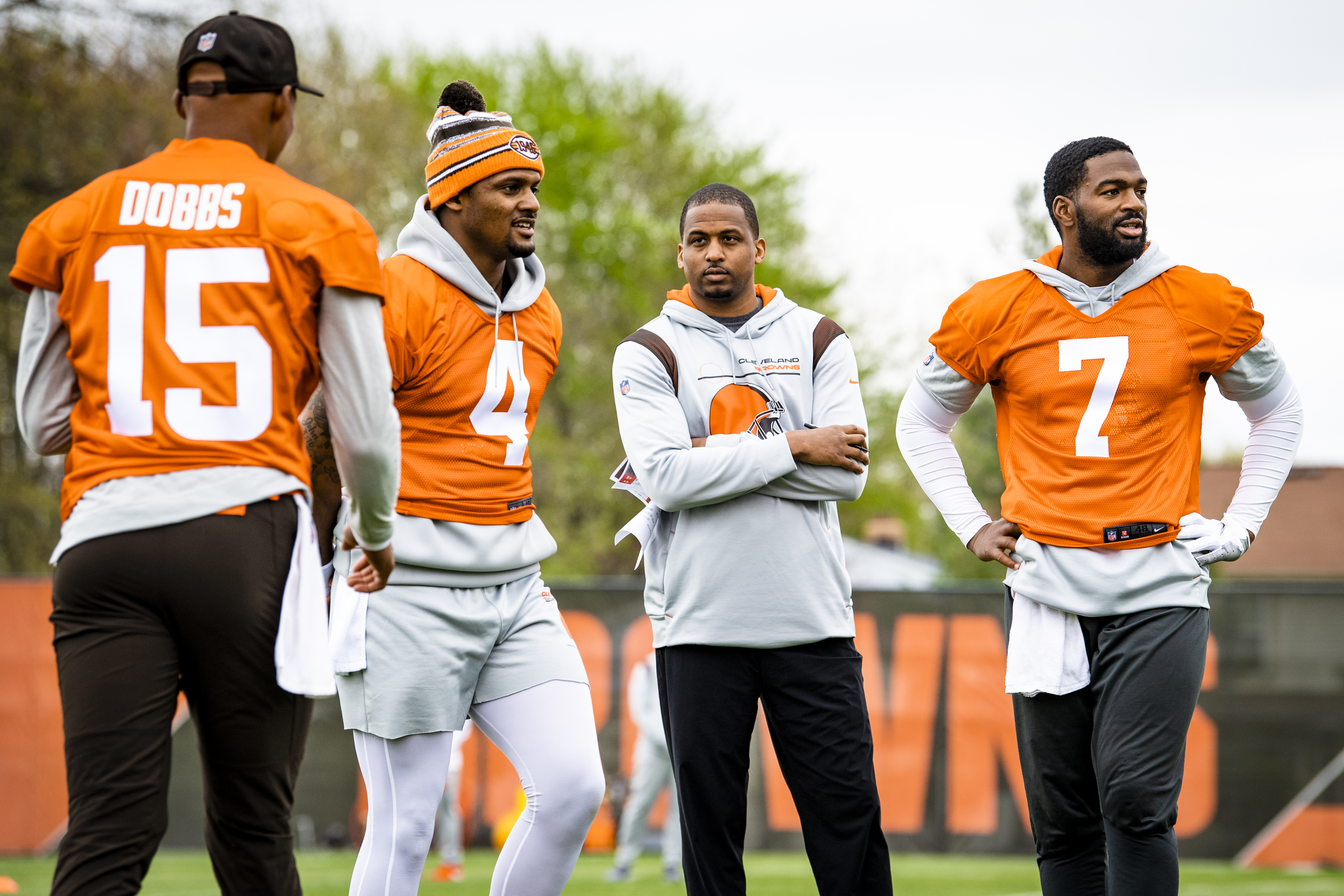 Cleveland Browns Nick Chubb Amari Cooper Deshaun Watson And Jacoby