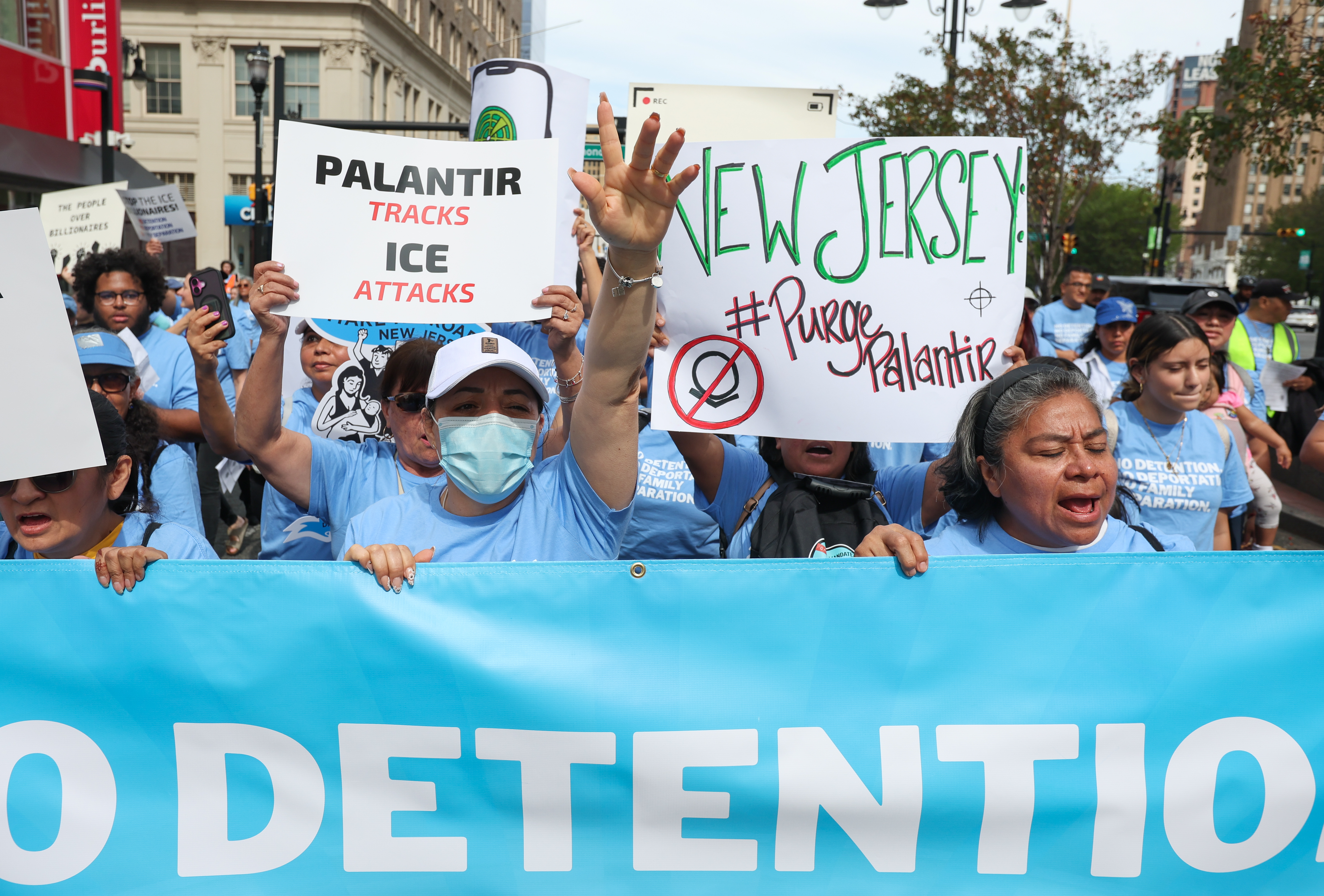 Make the Road NJ sponsors Newark march to protest new Palantir US ...