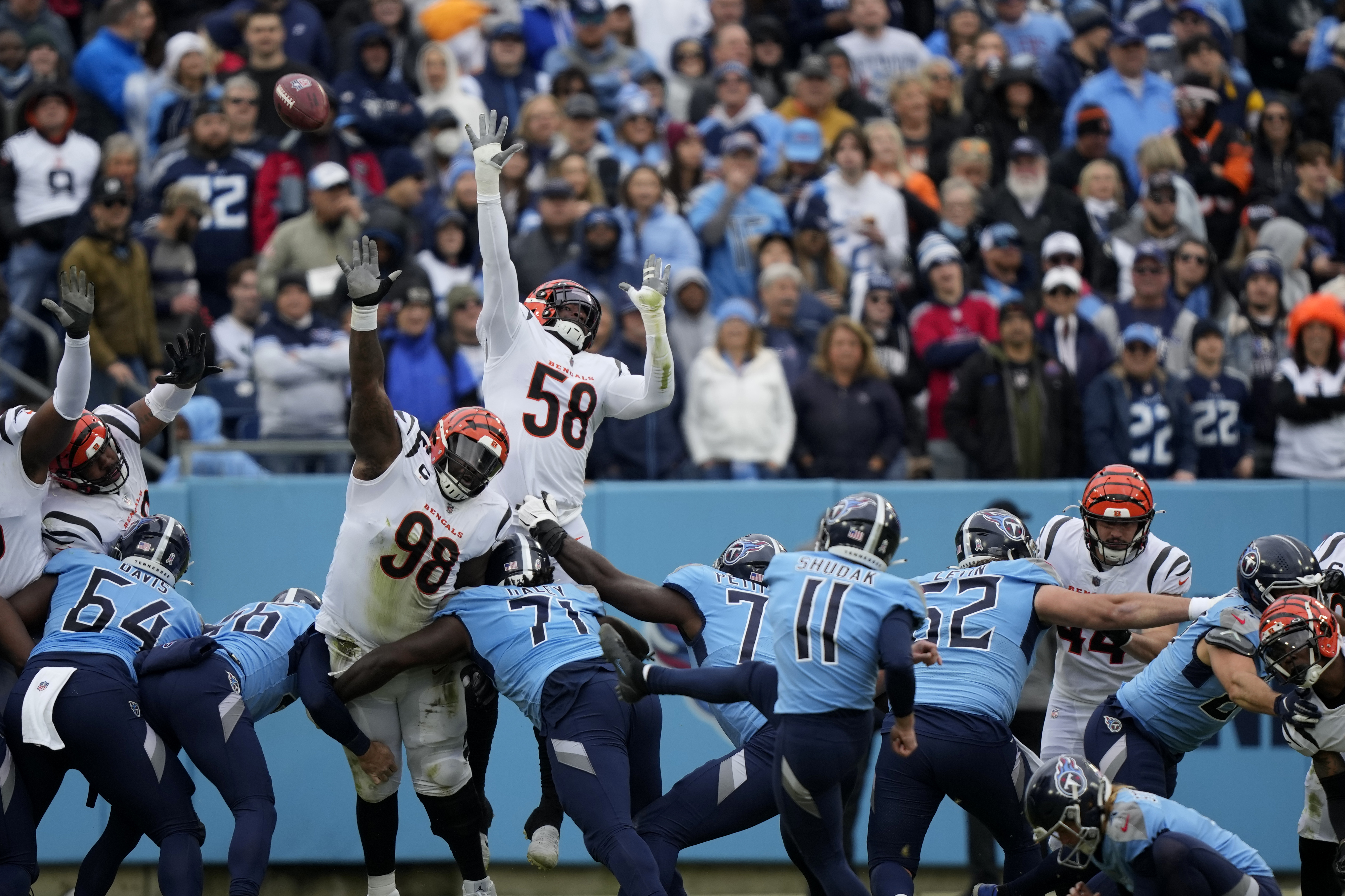 Bengals DT DJ Reader's best play sealed win over Patriots