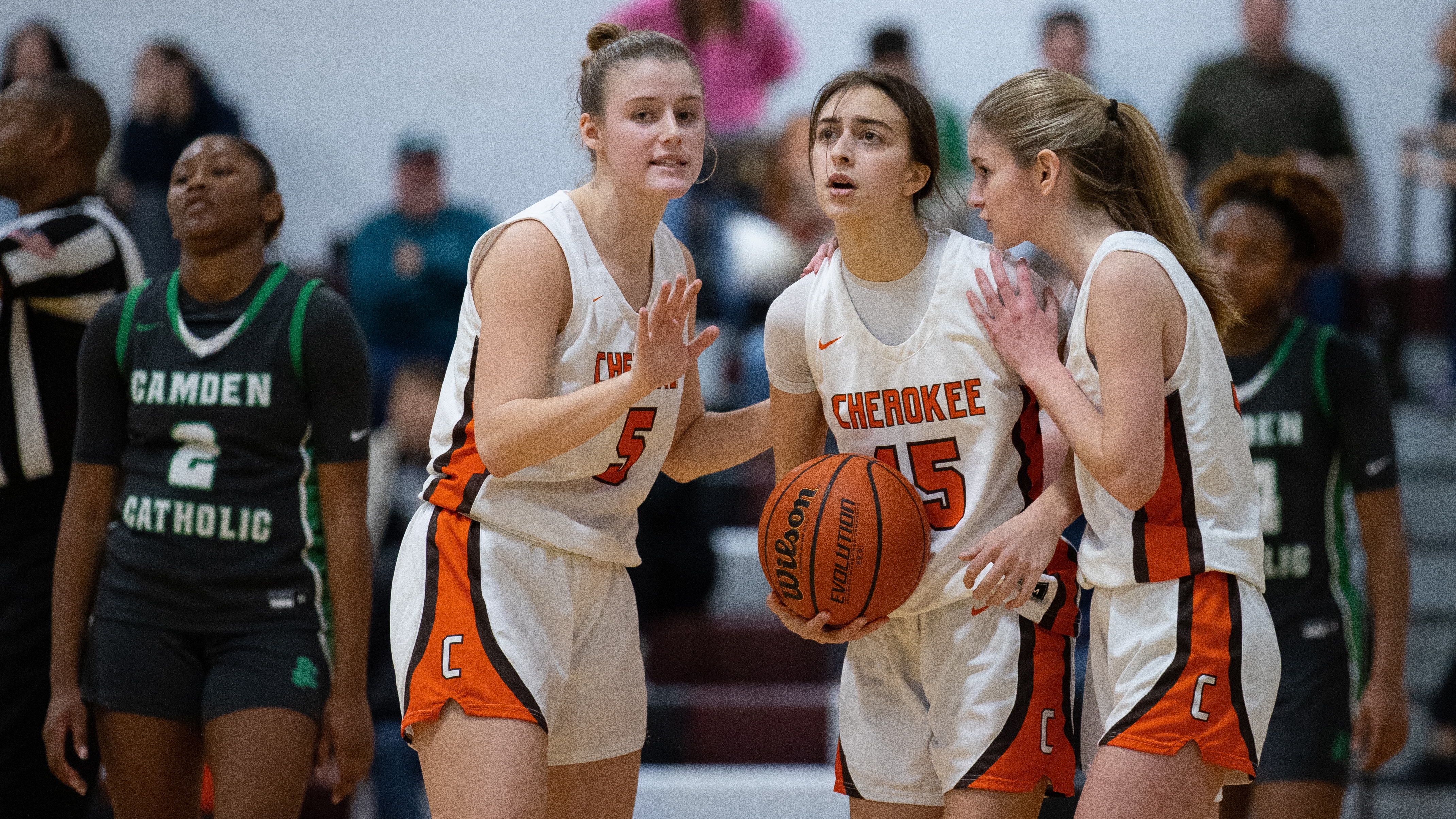 H.S. GIRLS BASKETBALL: Cherokee beats Jackson Memorial in state semifinals  – Trentonian