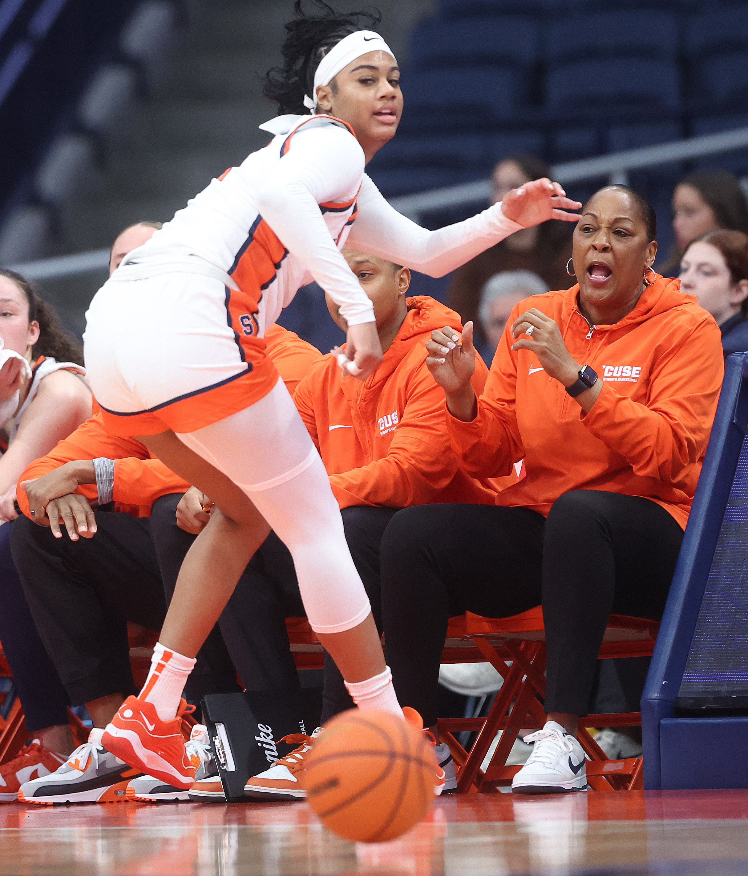 Tough training from a Syracuse fullback shaped Felisha Legette