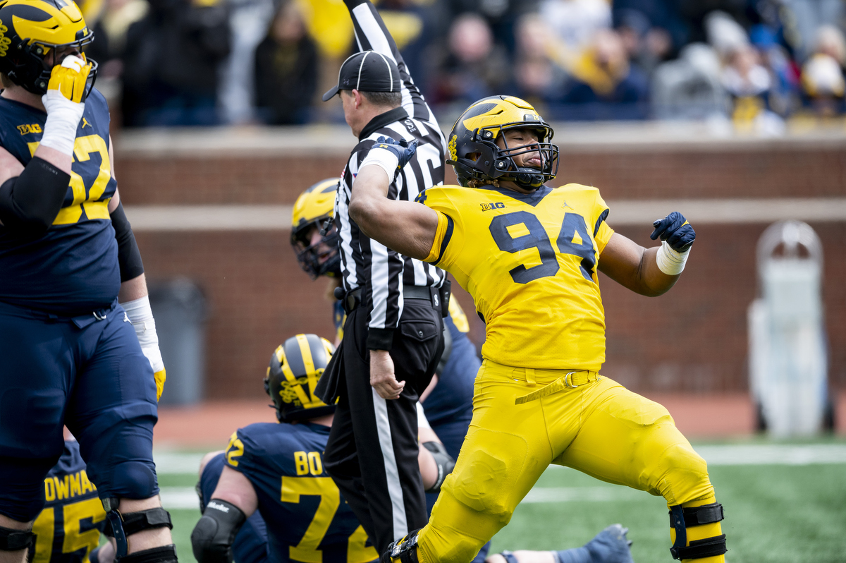 Lions check out QB Colin Kaepernick at Michigan's spring game