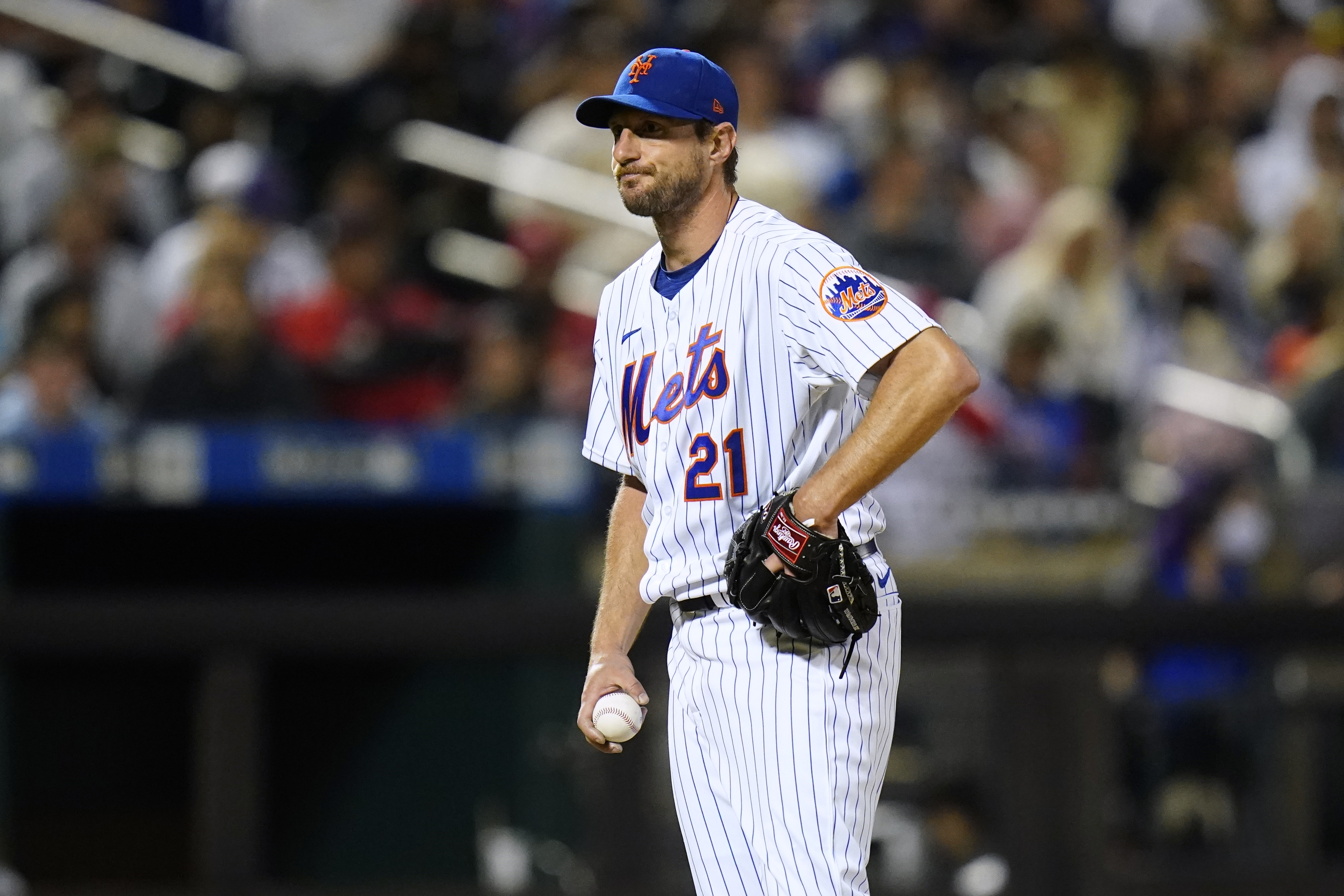 Rangers' Max Scherzer optimistic he'll return from injury to pitch in ALCS