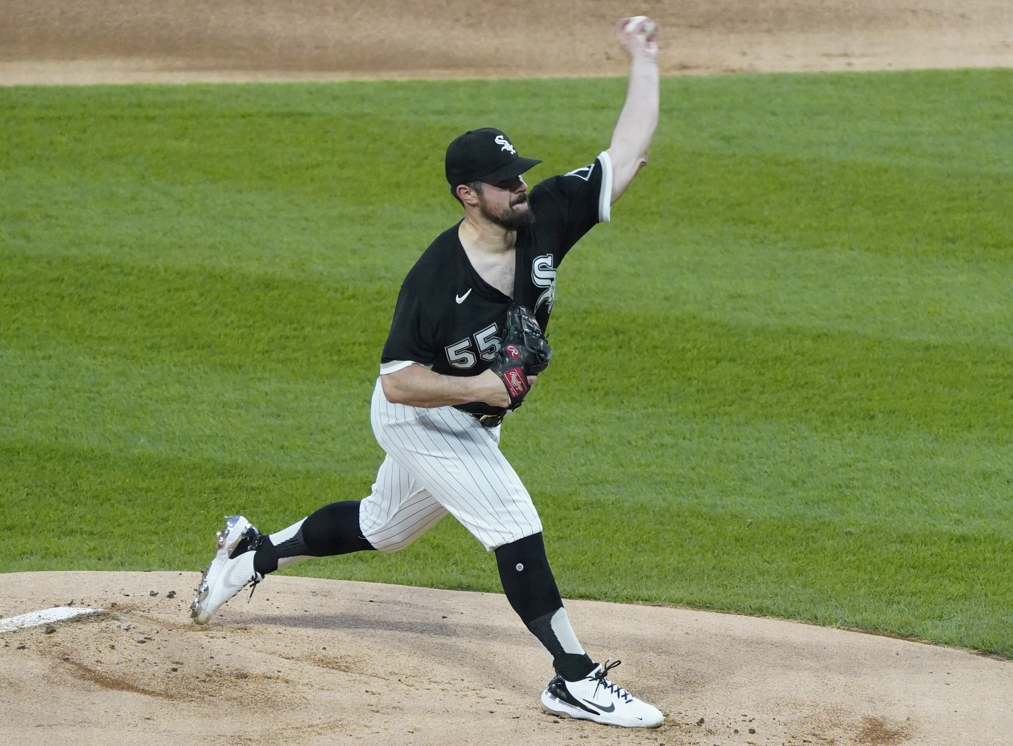 MLB Chicago White Sox Carlos Rodon no-hitter Cleveland Zach Plesac 8-0