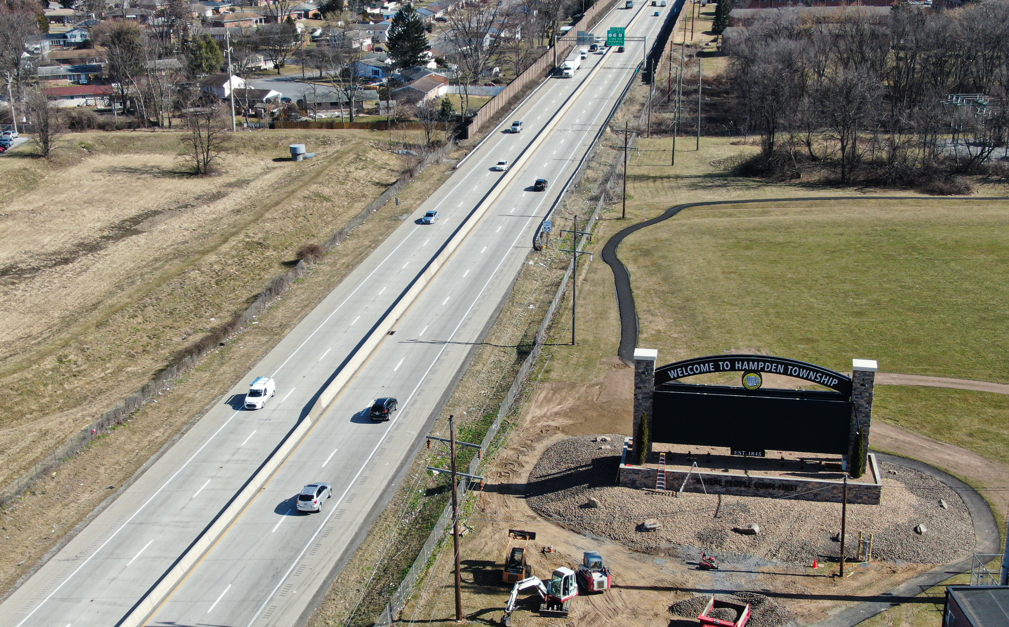 Hampden Township Community Landmark Sign