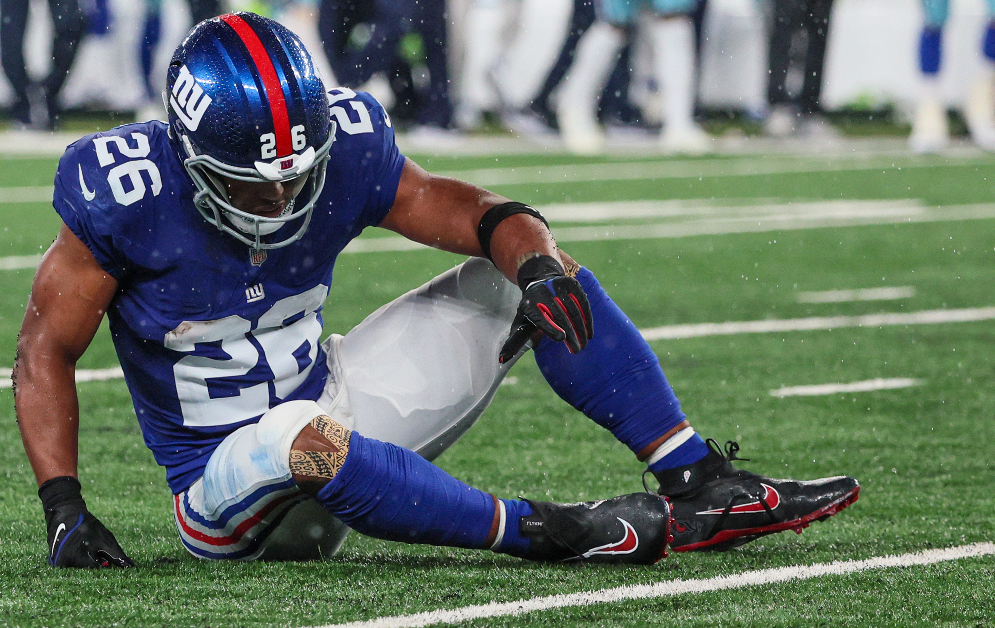 Giants have early optimism about Saquon Barkley's ankle 