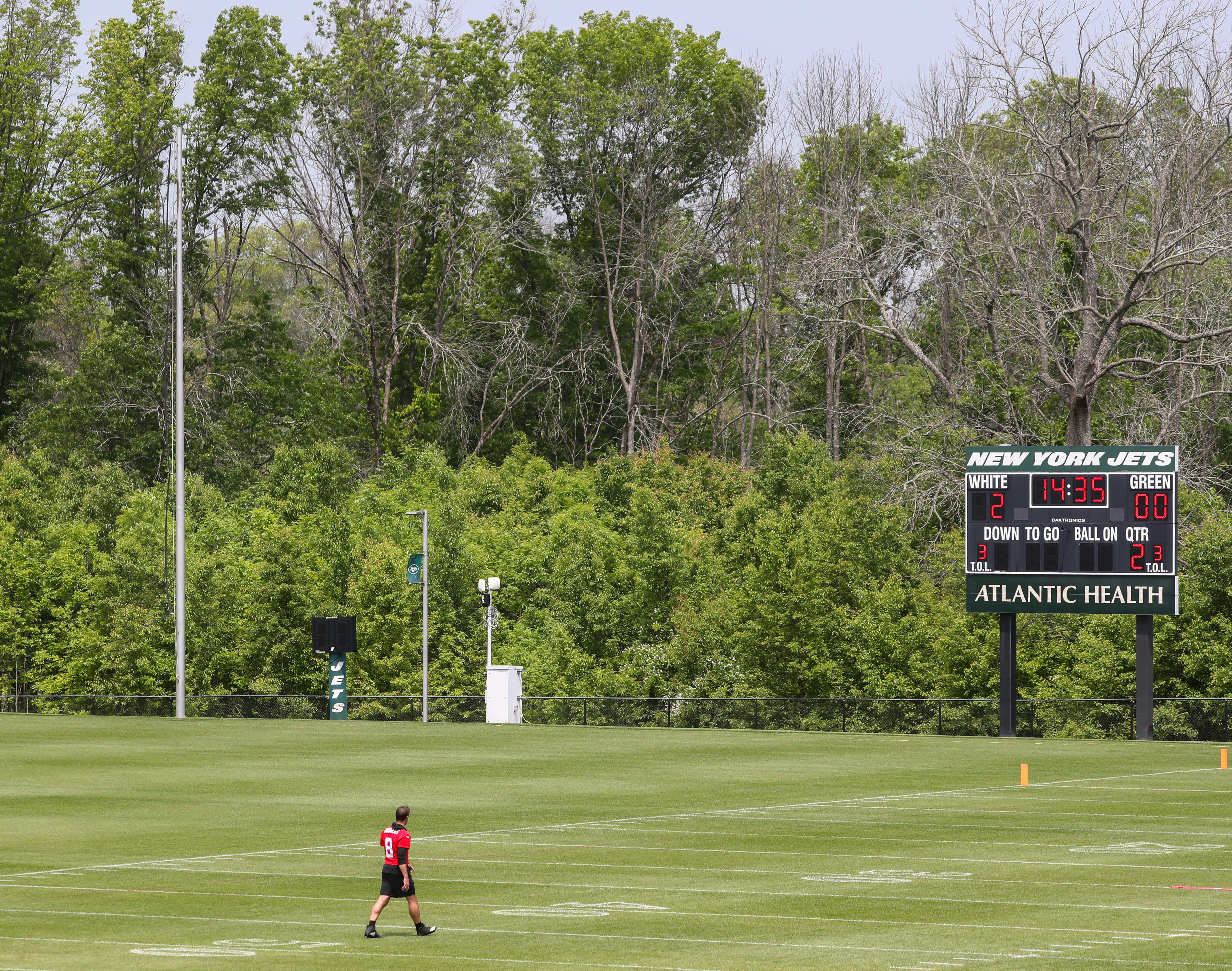 NY Jets participate in OTAs on Thursday in Florham Park